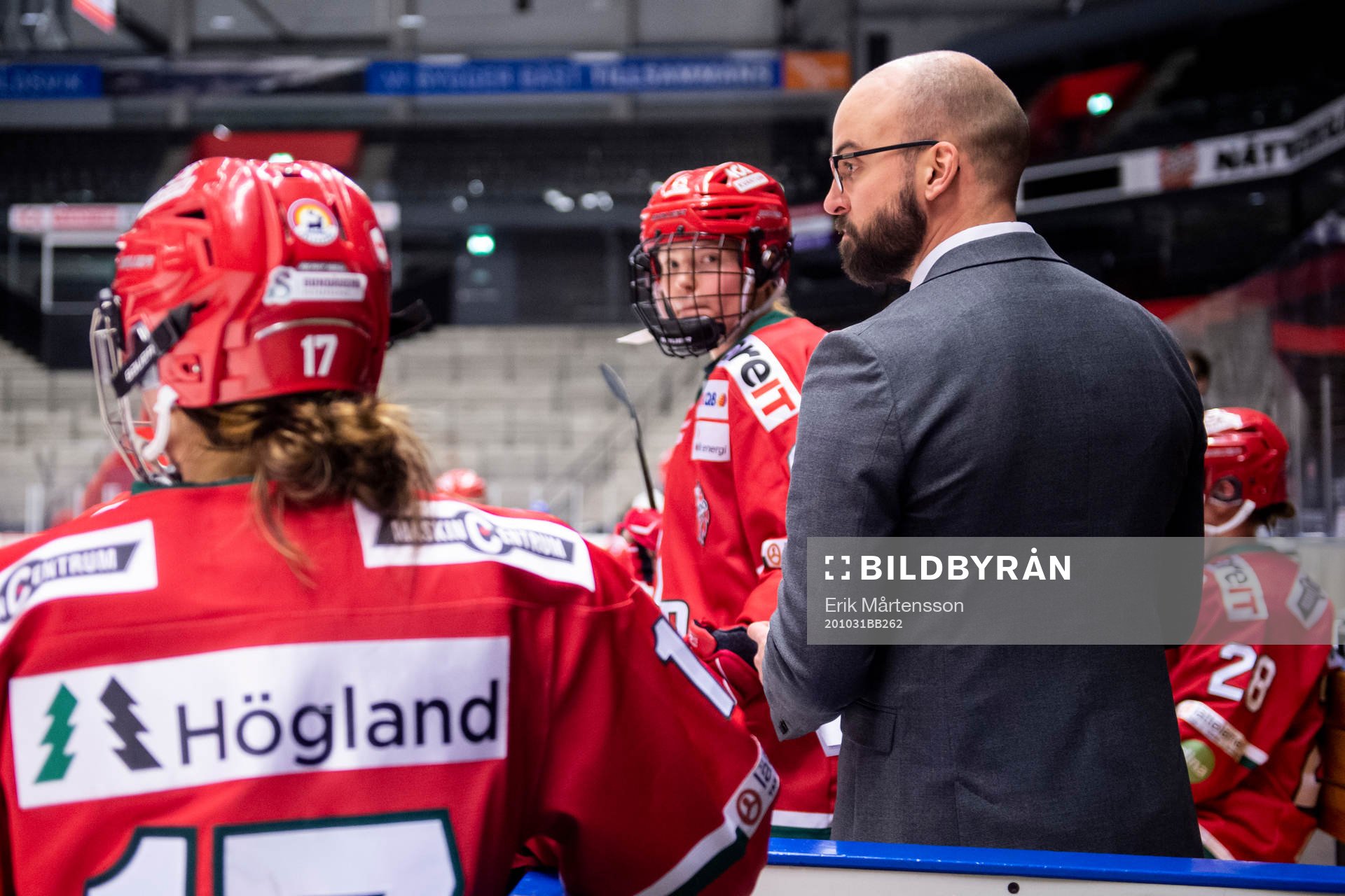 Modos Erica Rieder, Paula Bergström och tränare Björn
