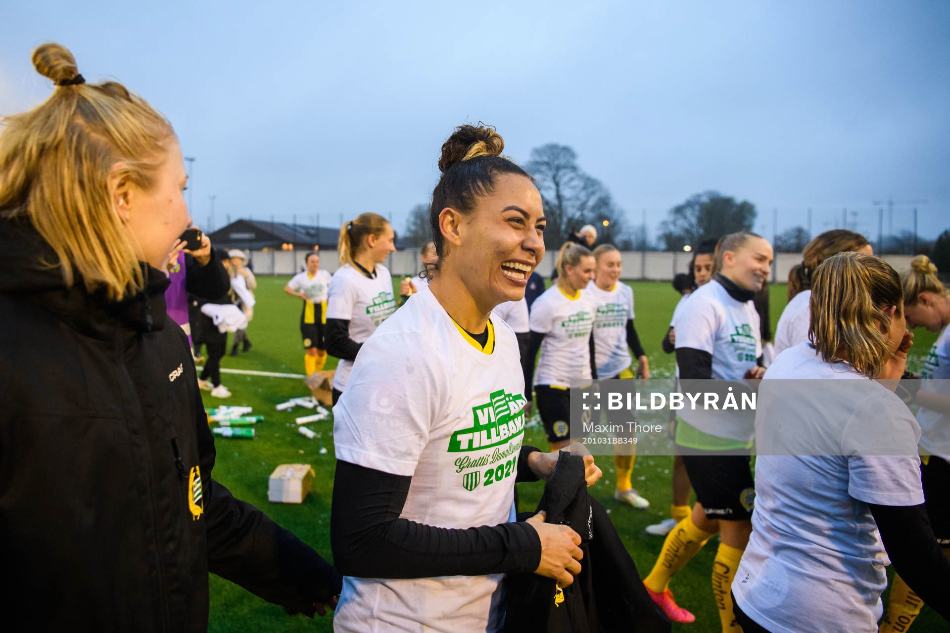 Hammarbys Caroline Rodrigues jublar