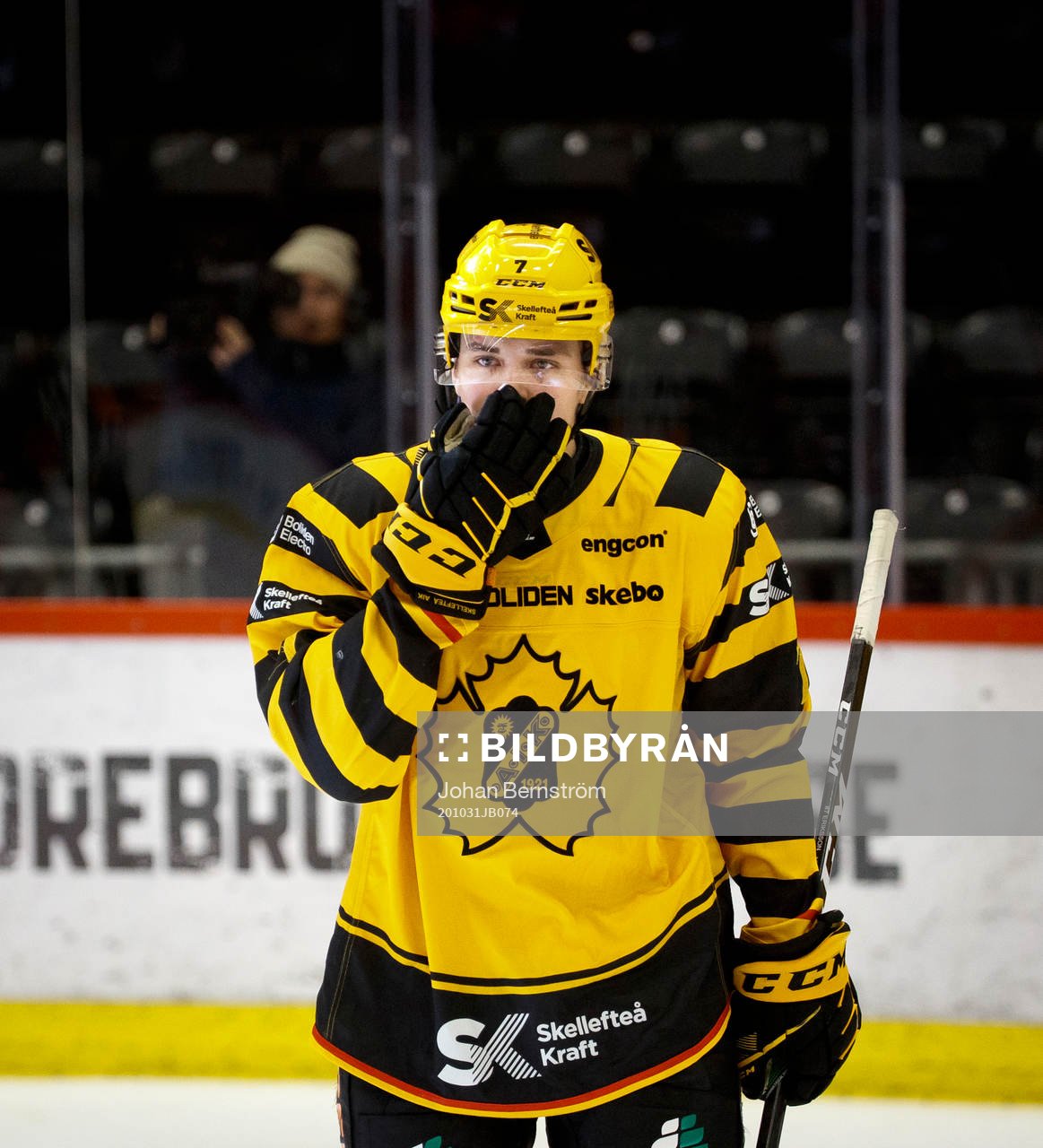 Skellefteås Oscar Eriksson deppar