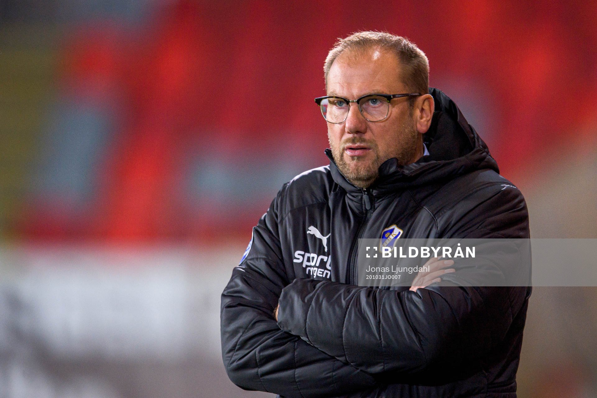 Halmstads tränare Magnus Haglund