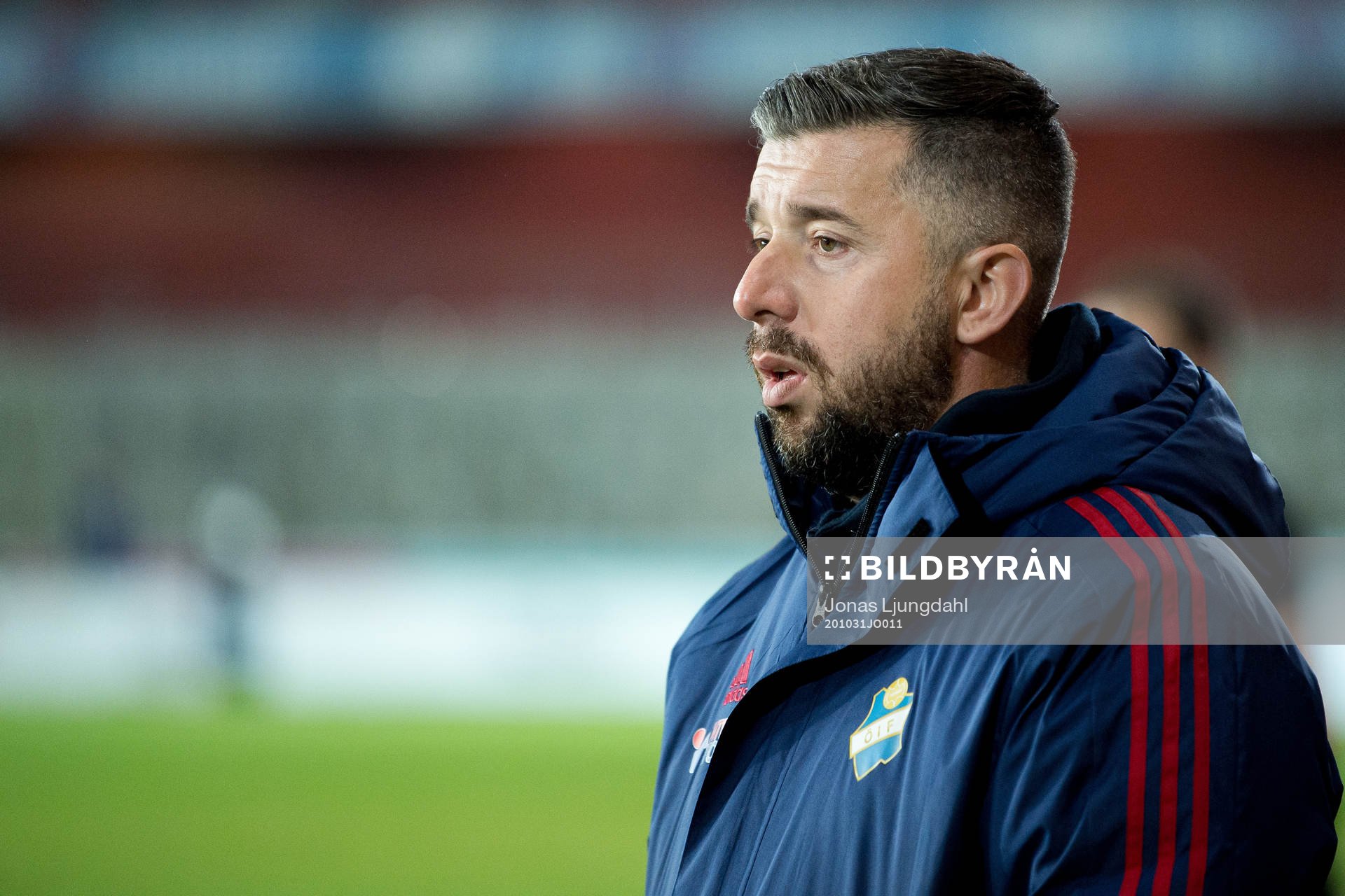 Östers tränare Dennis Velic