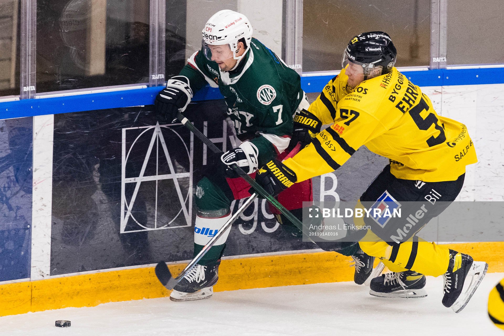 Väsbys Henrik Rommel och Västerås Carl Ehrnberg