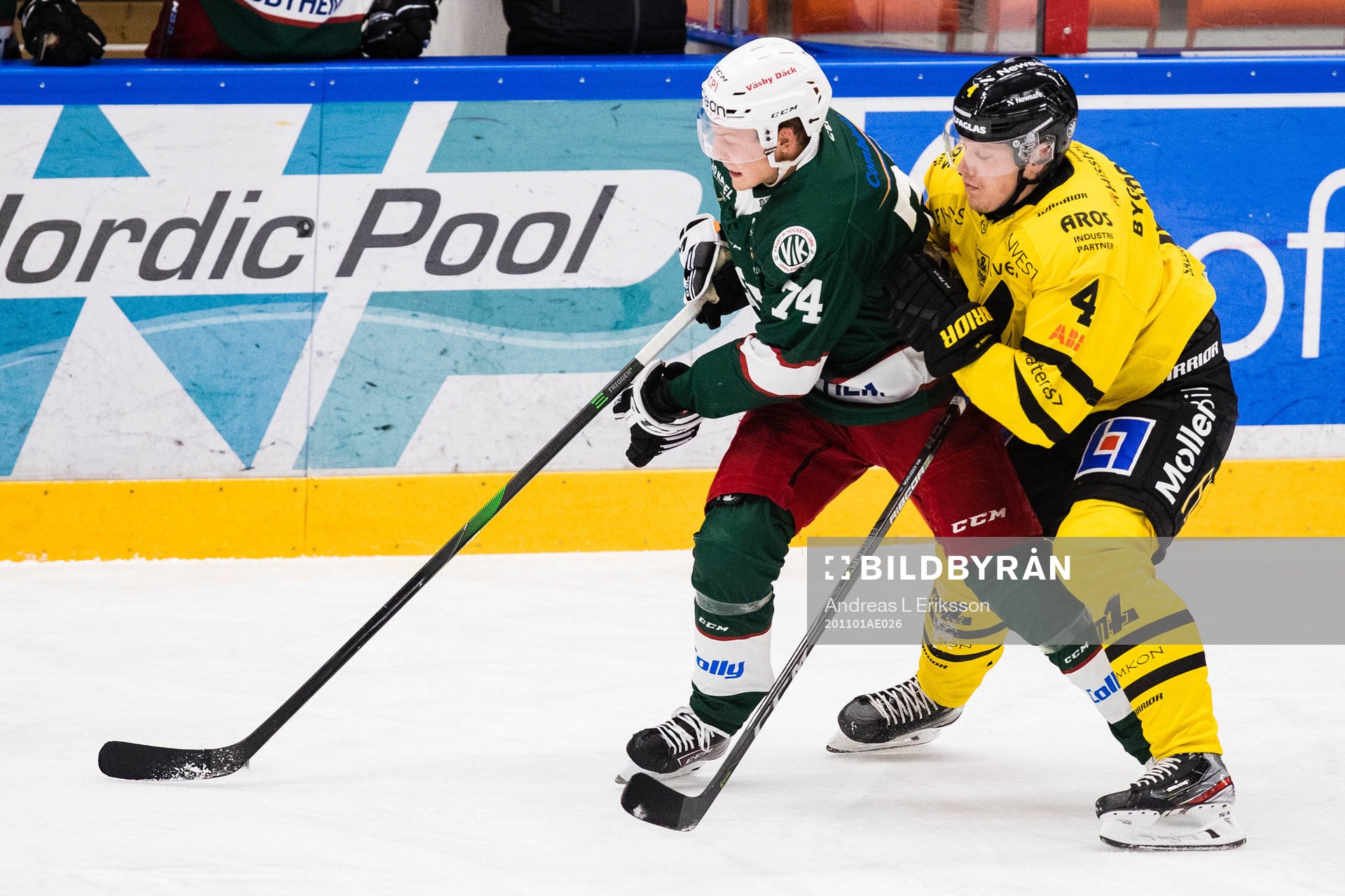 Väsbys Pontus Karlsson och Västerås Niclas Lundgren