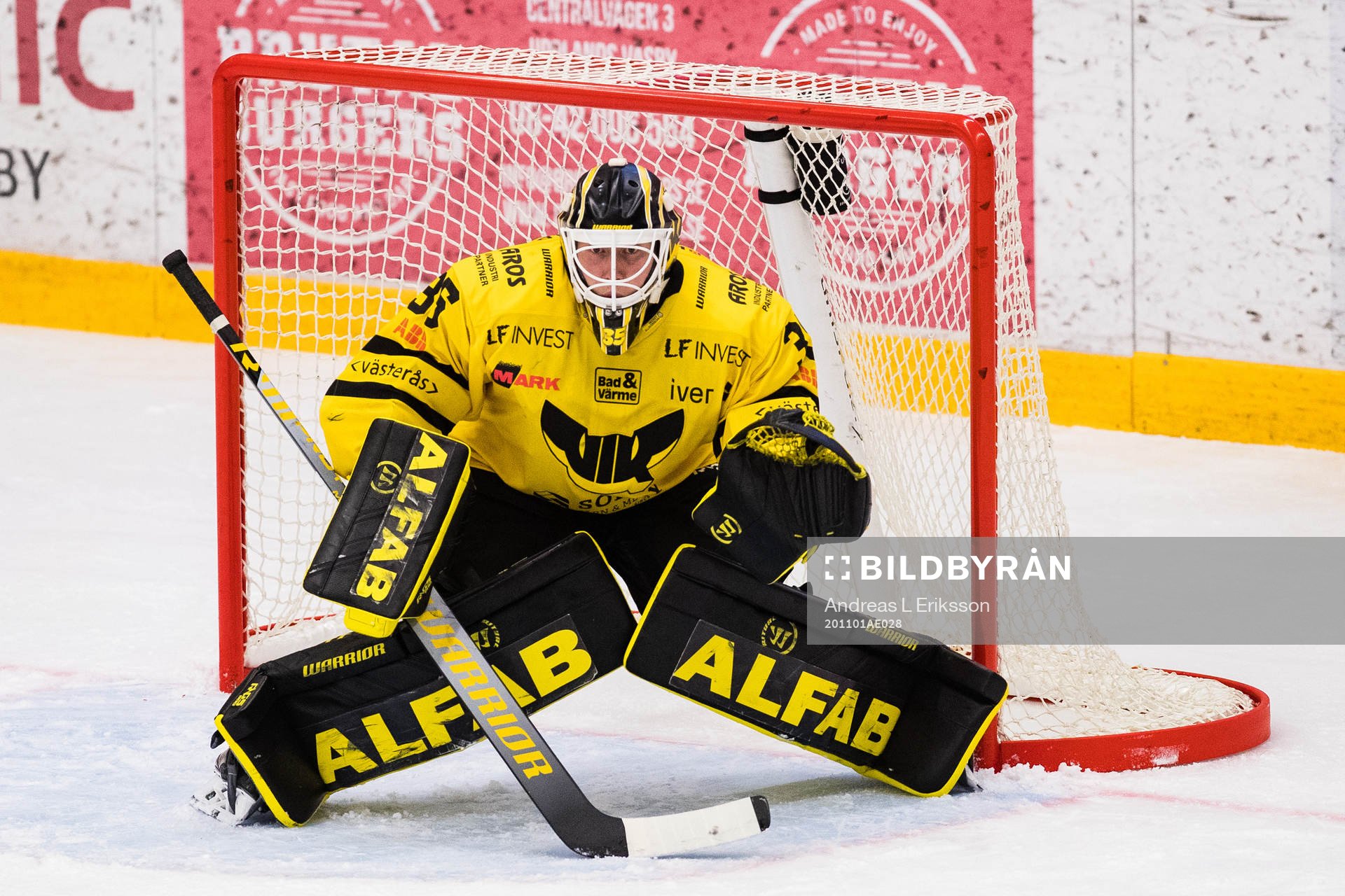Västerås målvakt Emil Kruse