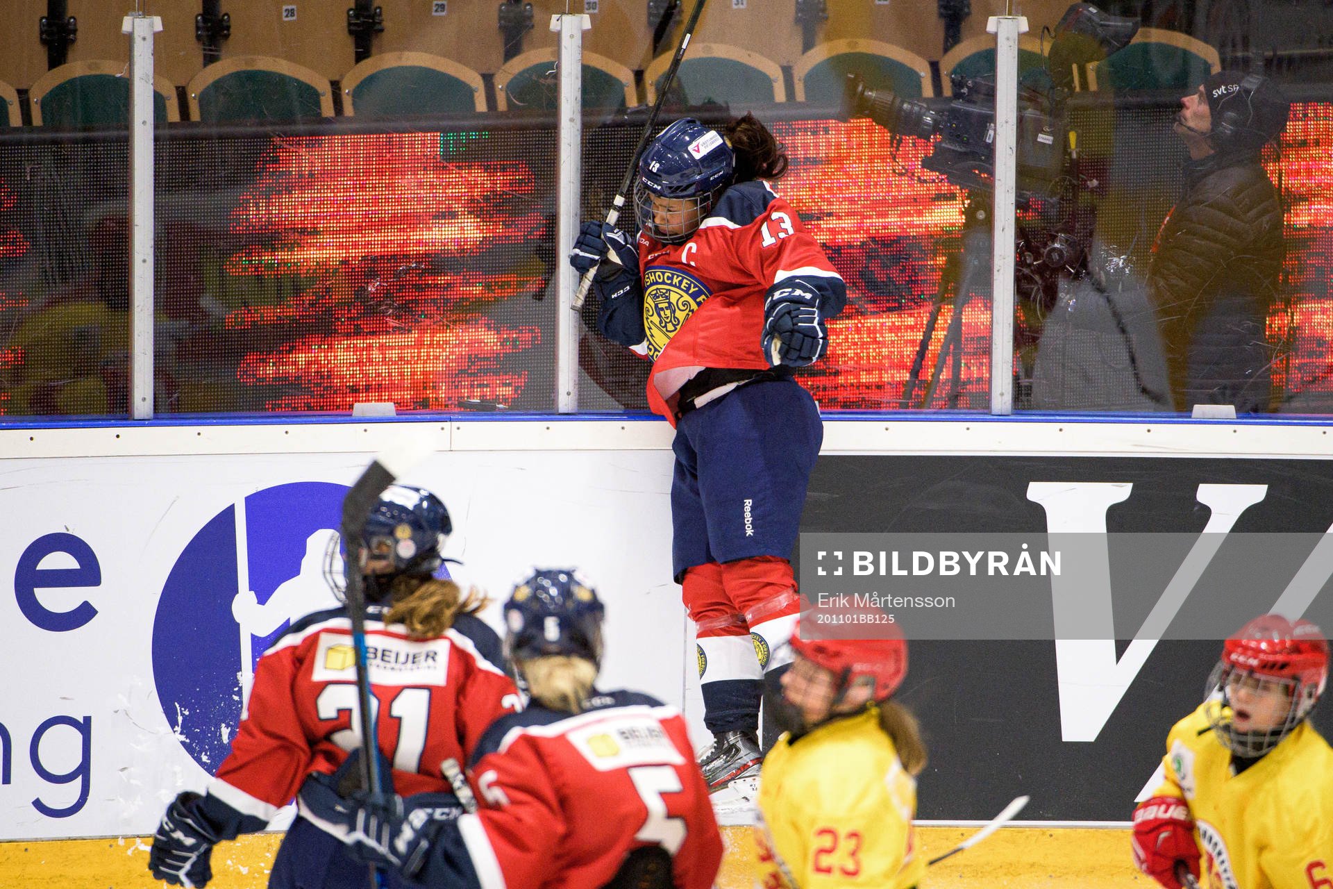 Stockholms spelare jublar
