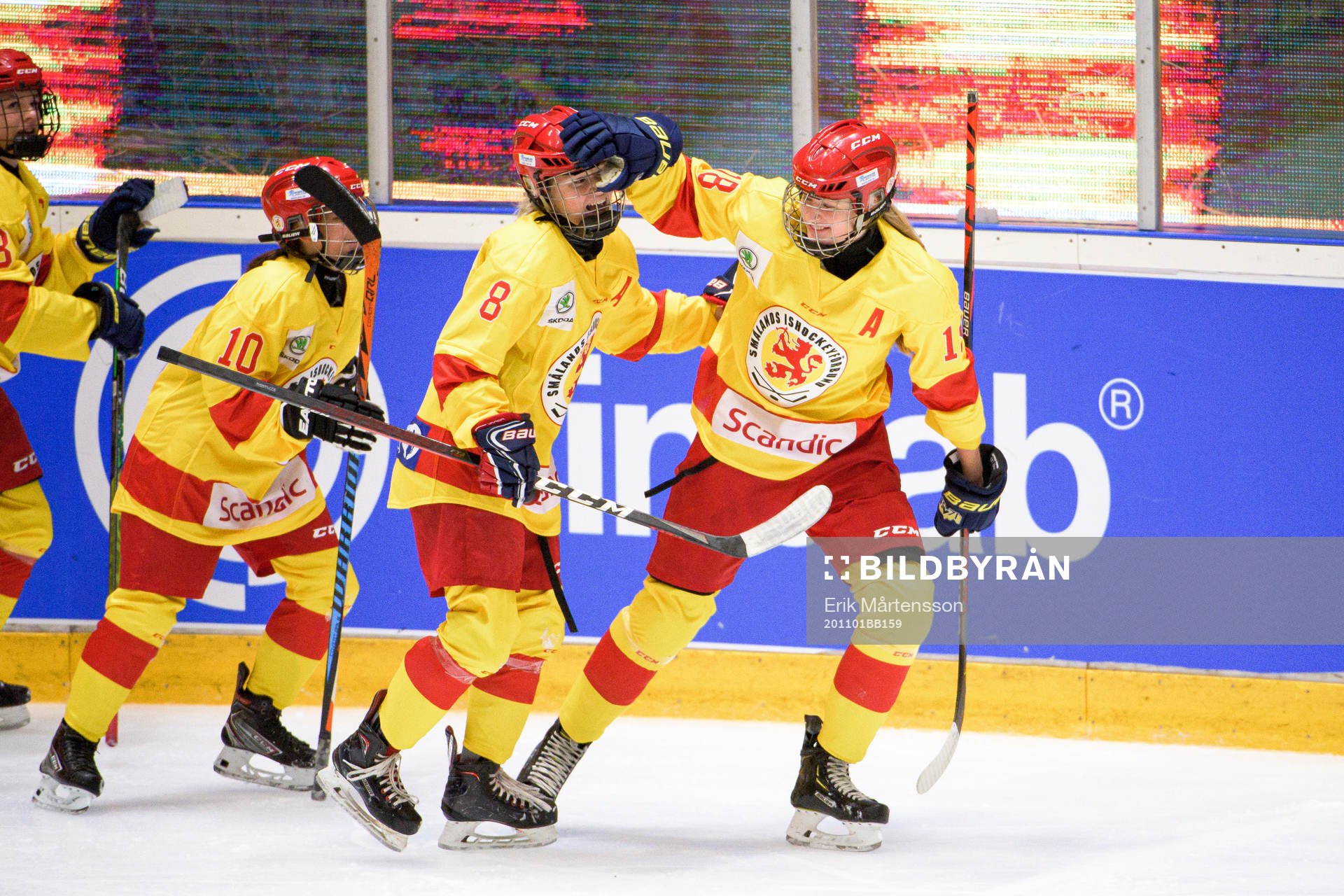 Smålands Sofie Claesson, Hilda Svensson och Mira