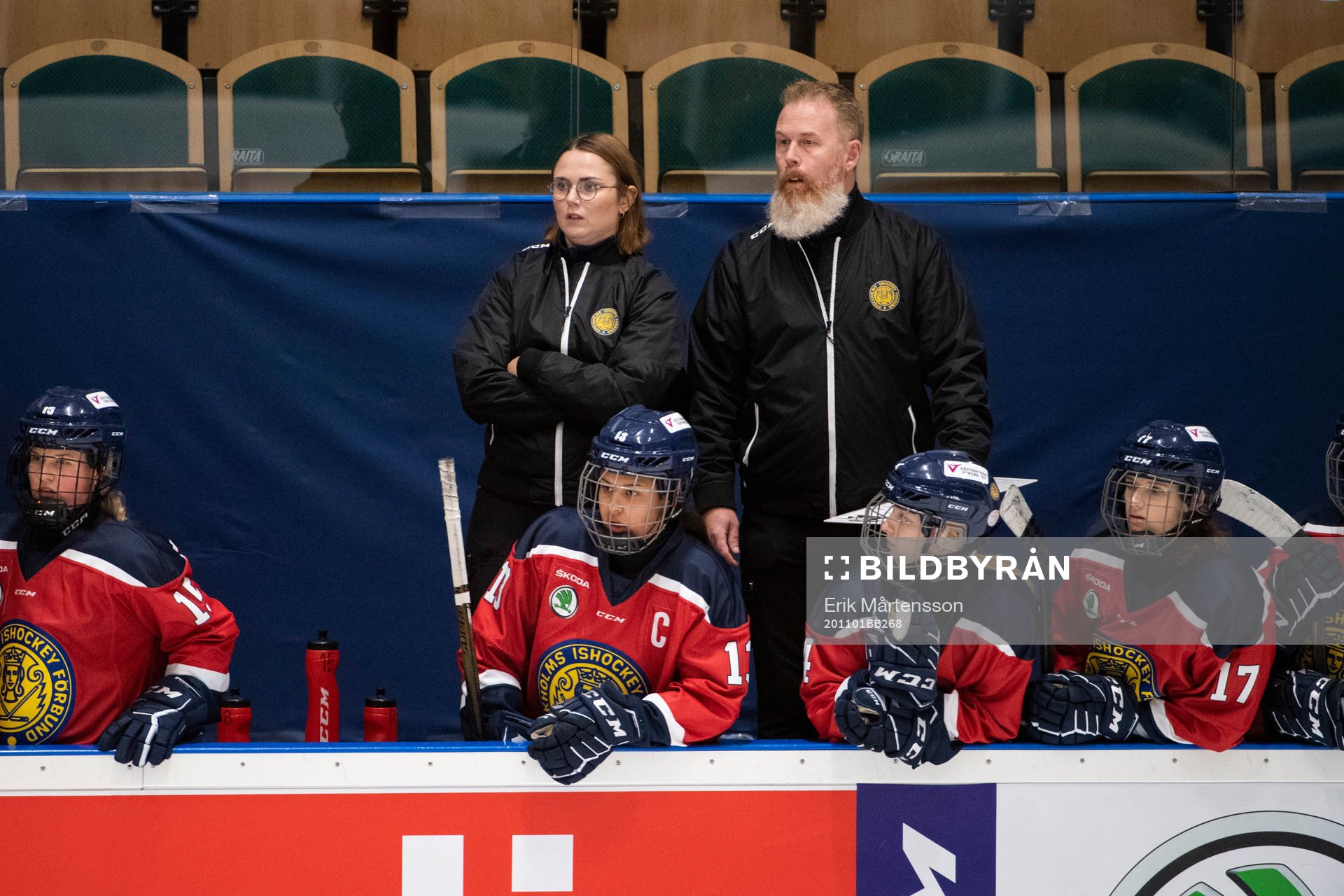 Stockholms tränare Camilla Sjöholm och assisterande