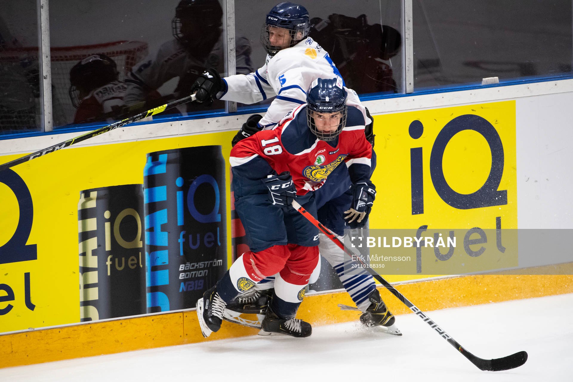 Västerbottens Wilmer Lindfors och Stockholm Nords Gustaf