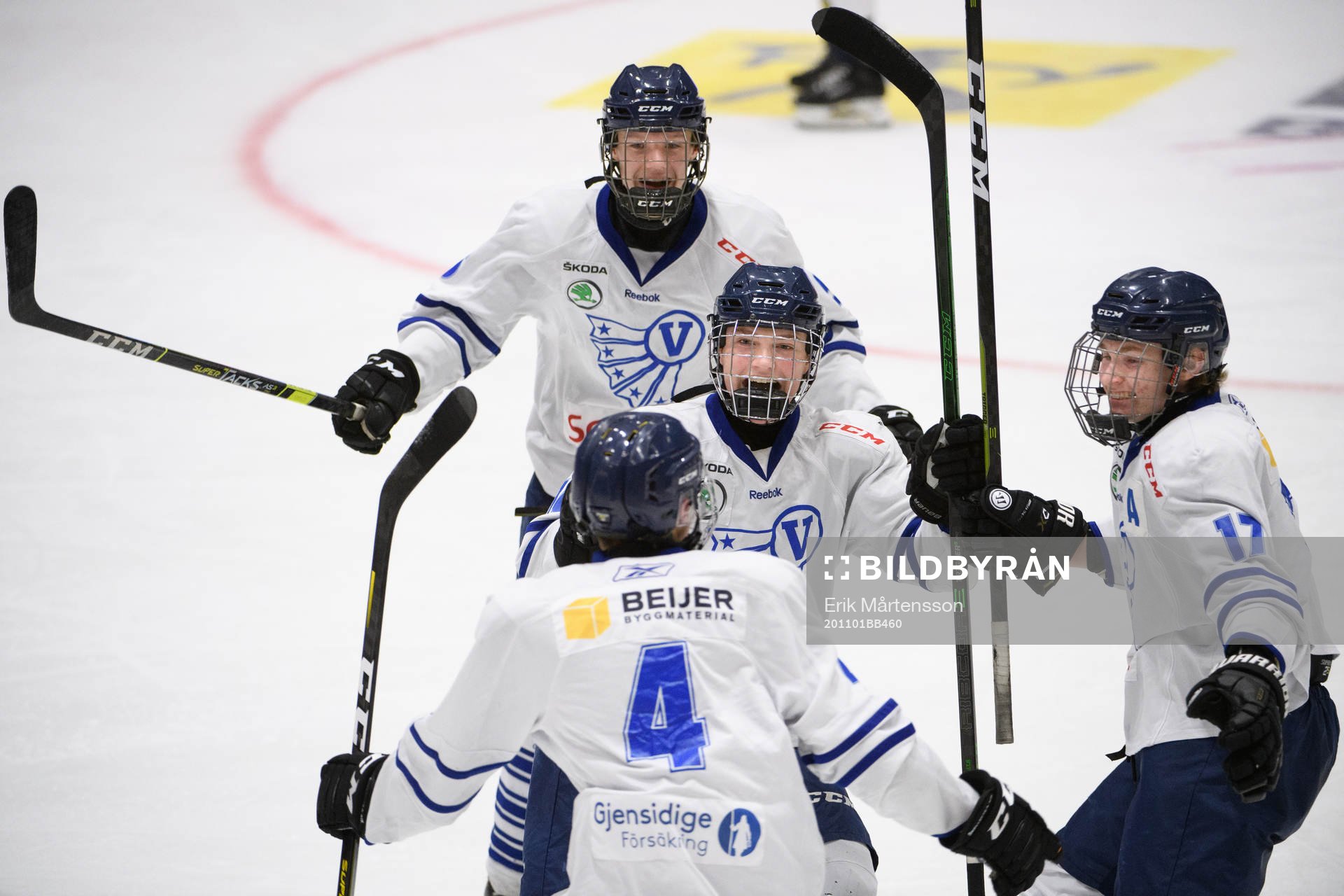Västerbottens Wilmer Lindfors, Filip Ekström, Liam