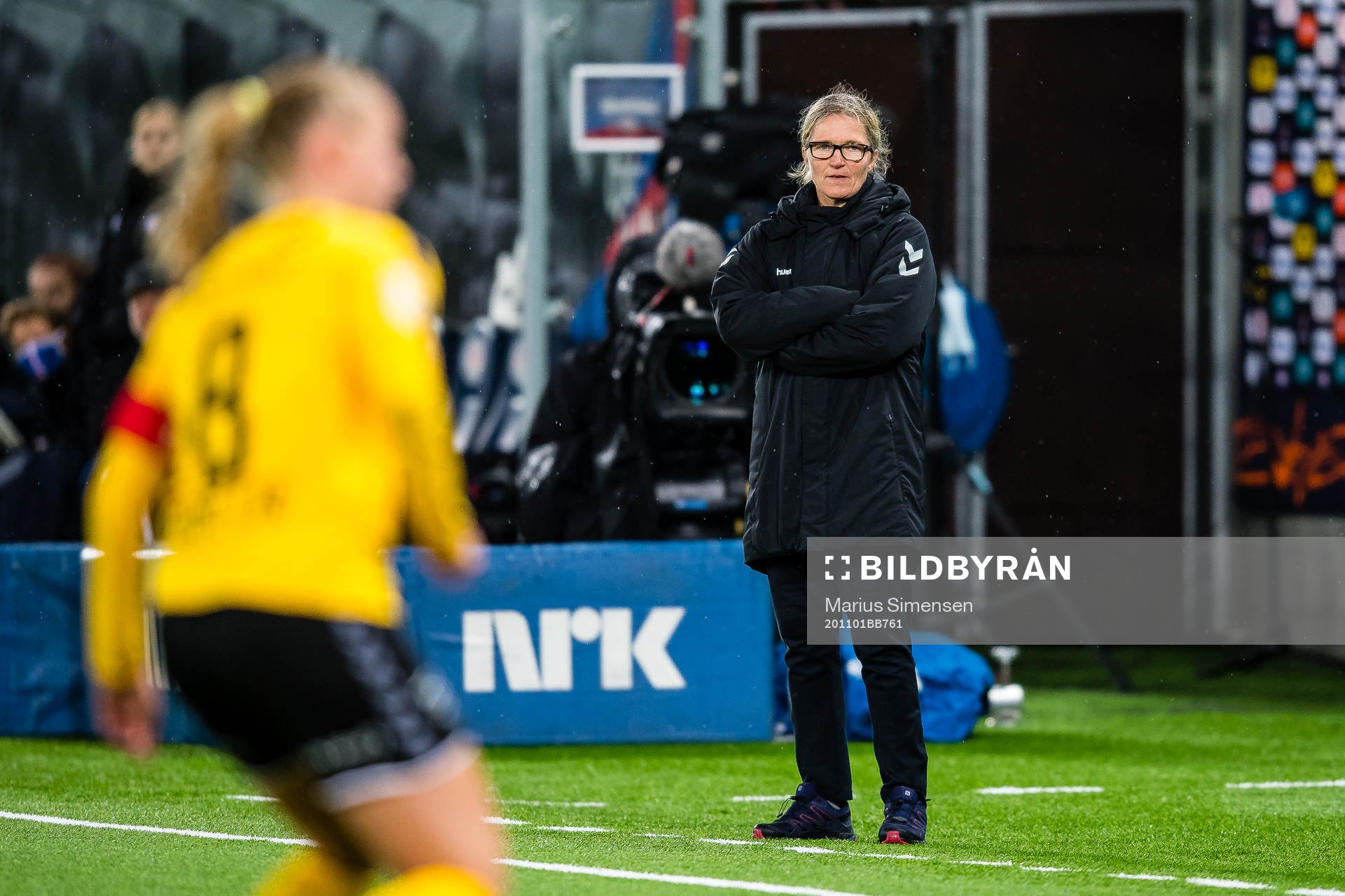 Hege Riise, head coach of LSK Kvinner, 