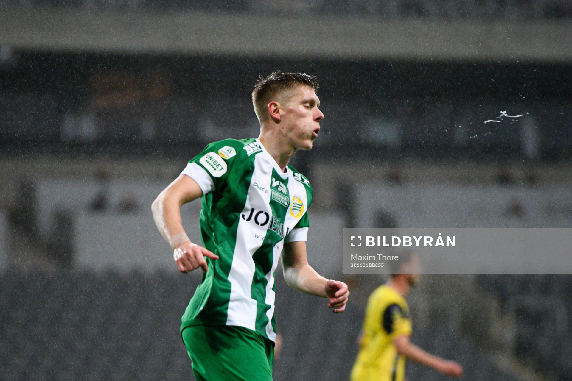 Hammarbys Aron Johansson deppar