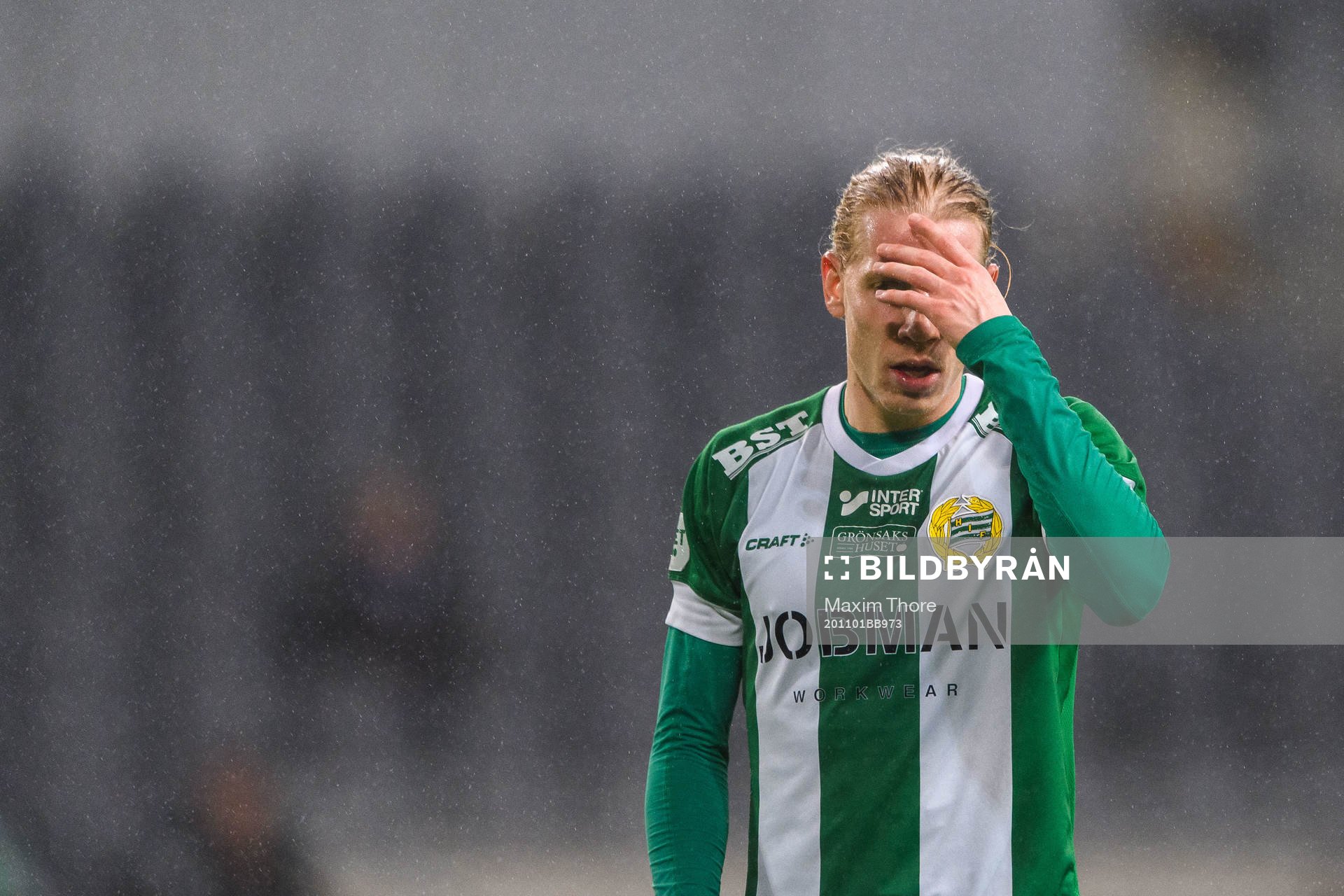 Hammarbys Gustav Ludwigson deppar