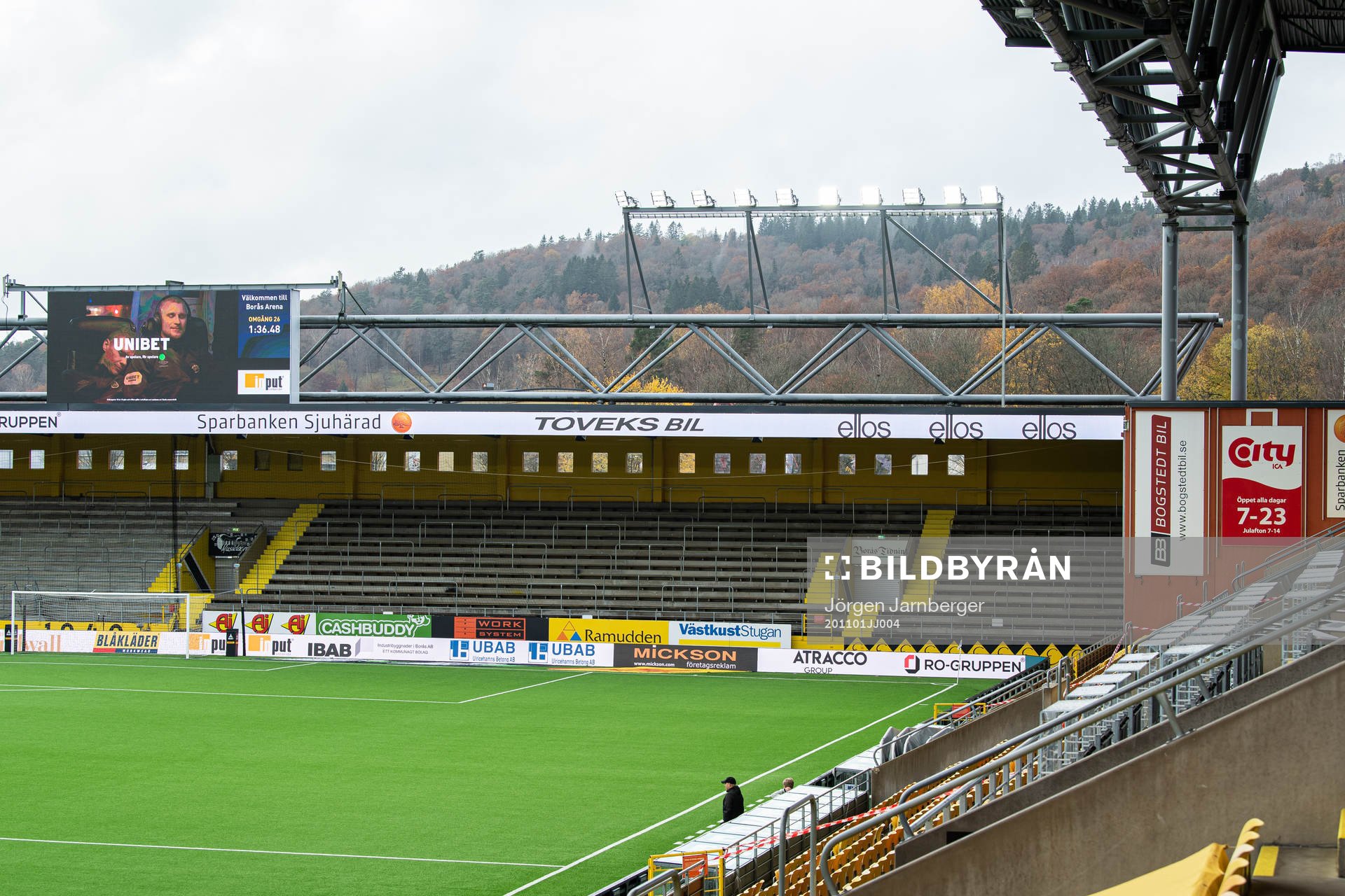 Interiör på Borås arena