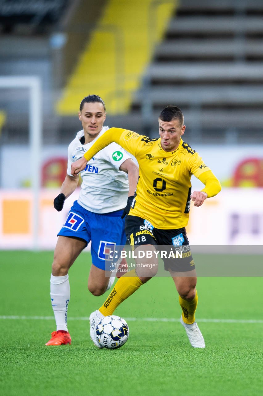 IFK Norrköpings Jonathan Levi och Elfsborgs Simon Olsson