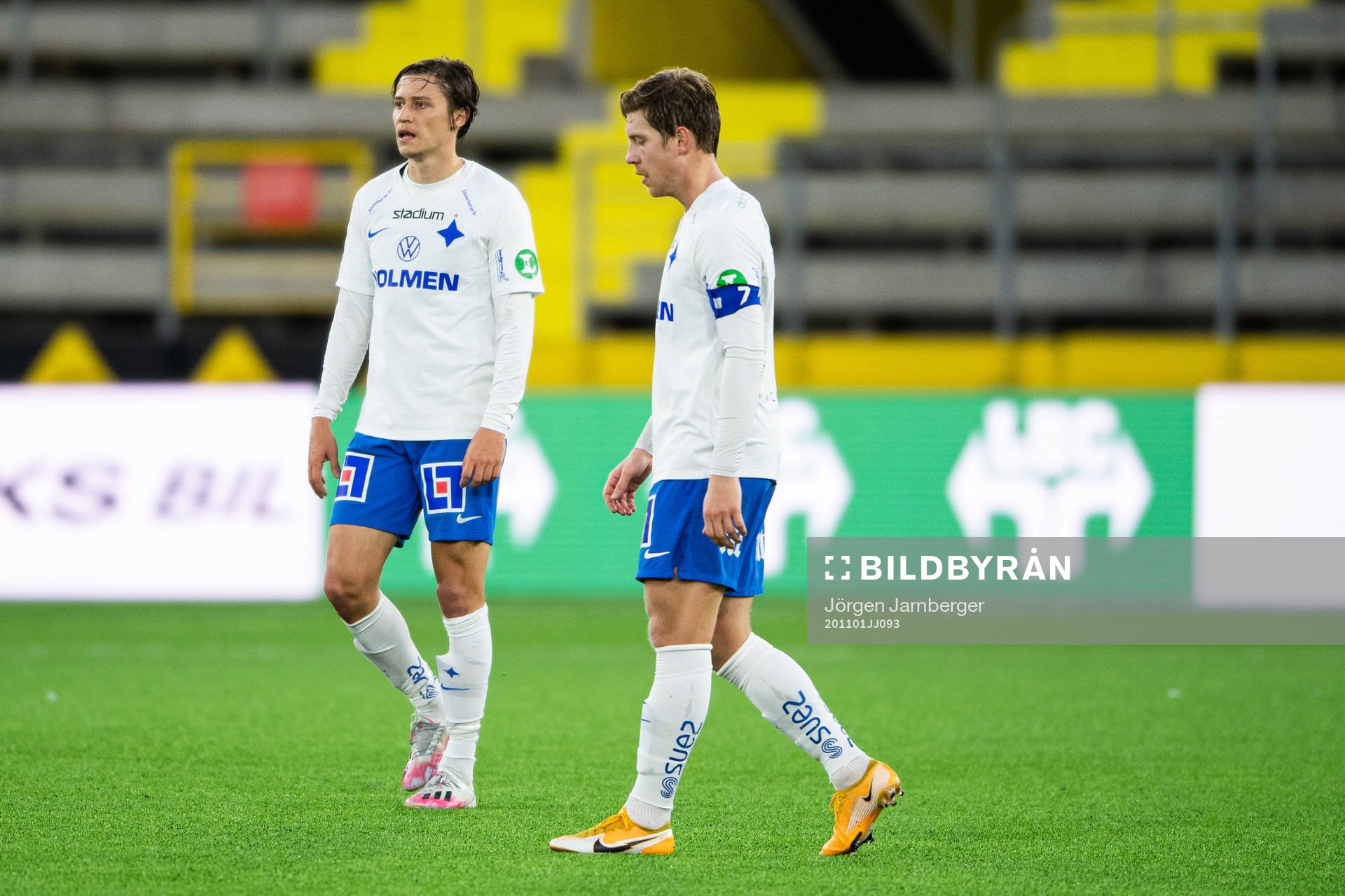 IFK Norrköpings Simon Thern och Alexander Fransson deppar