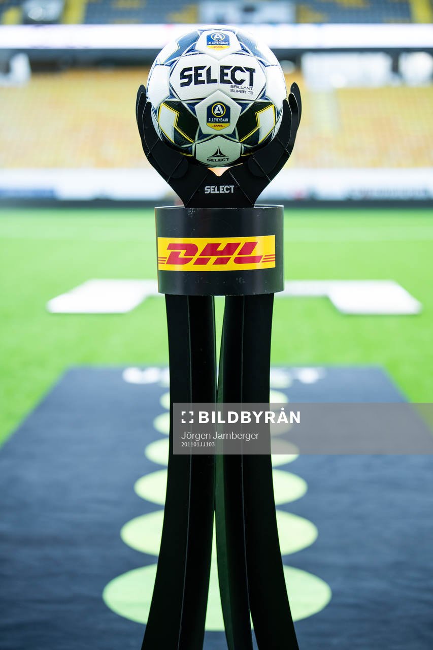Matchbollen på DHL ställningen