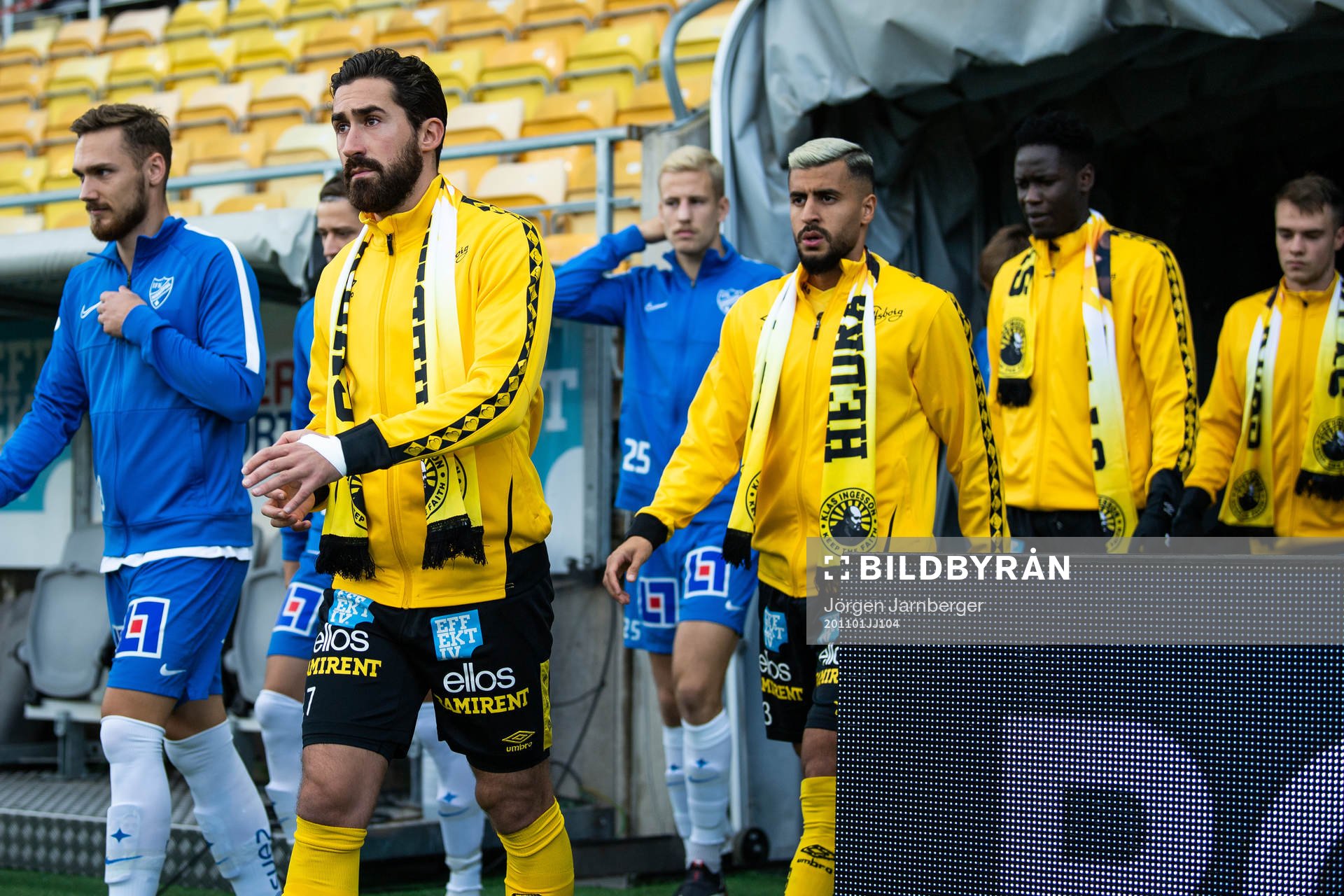 Elfsborgs Frederik Holst, Rami Kaib kommer in till match