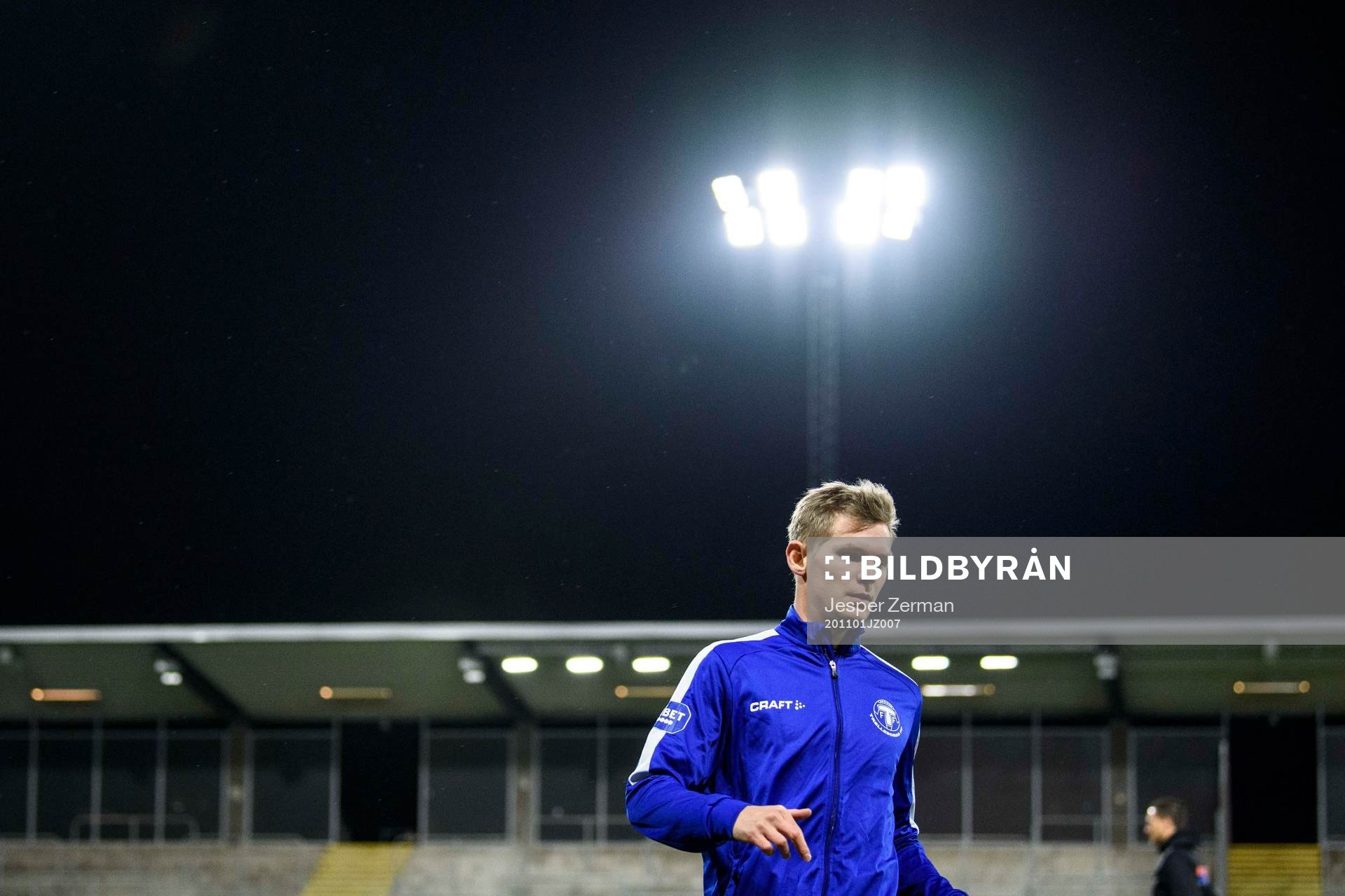 Trelleborgs spelare värmer upp