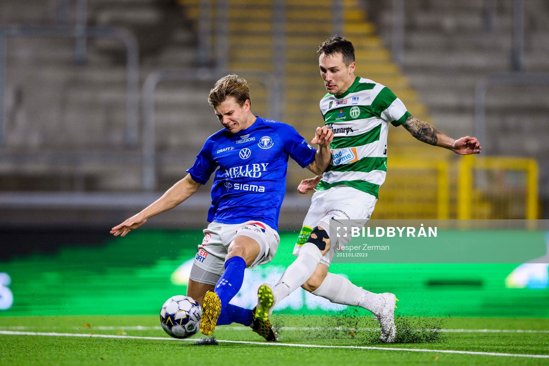 Trelleborgs Niklas Vesterlund och Västerås Filip Tronet