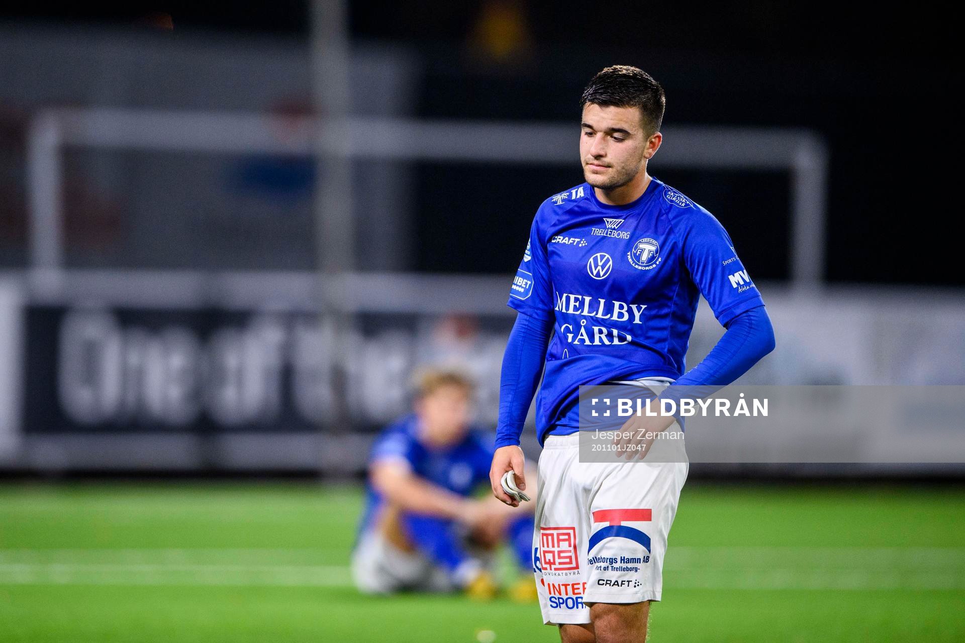 Trelleborgs Haris Brkic deppar