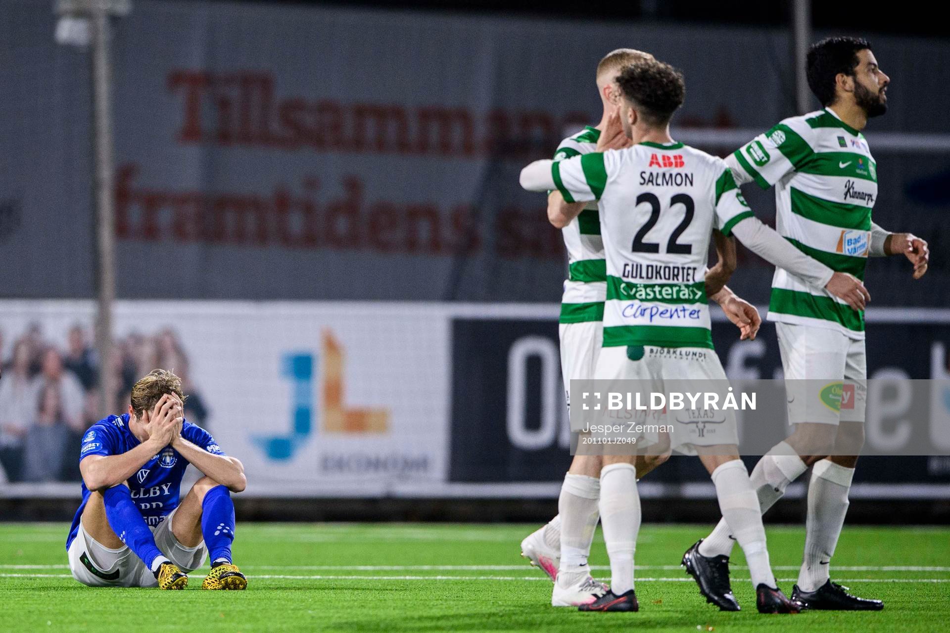 Trelleborgs Niklas Vesterlund deppar