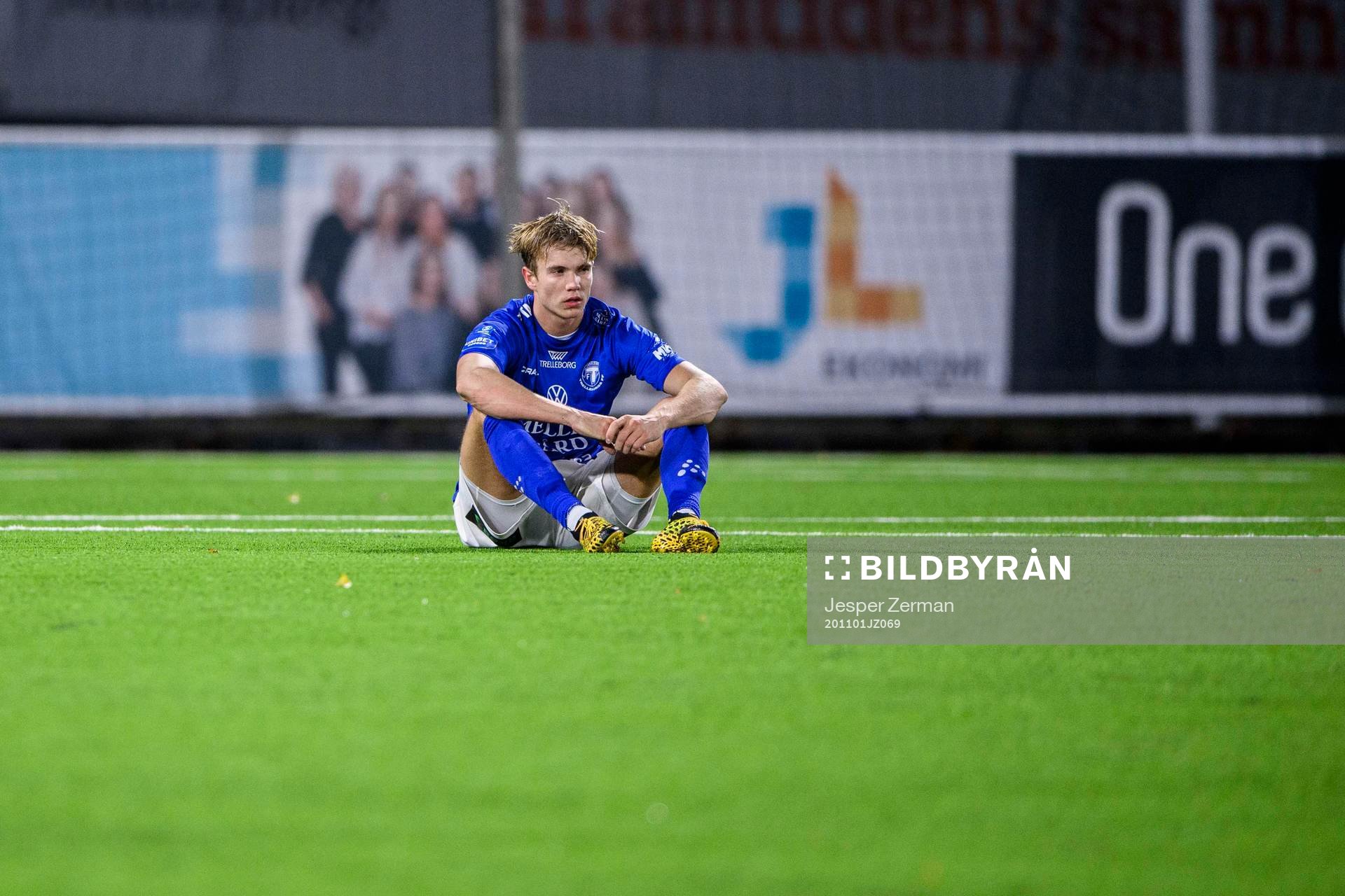 Trelleborgs Niklas Vesterlund deppar