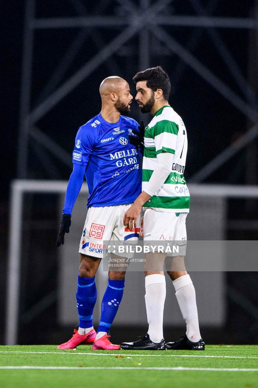 Trelleborgs Salif Camara Jönsson och Västerås Pedro