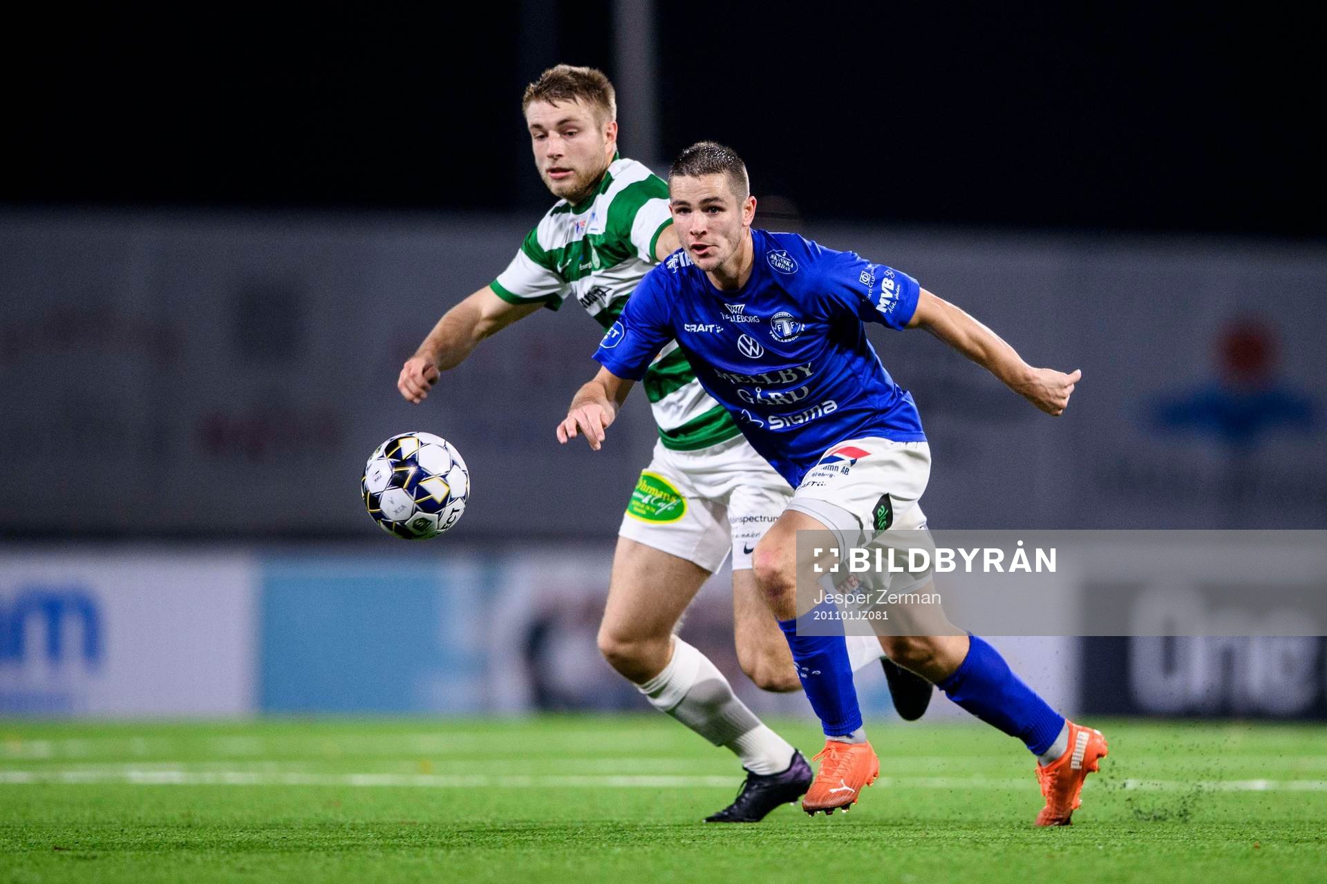 Västerås Michael Jahn och Trelleborgs Oscar Johansson