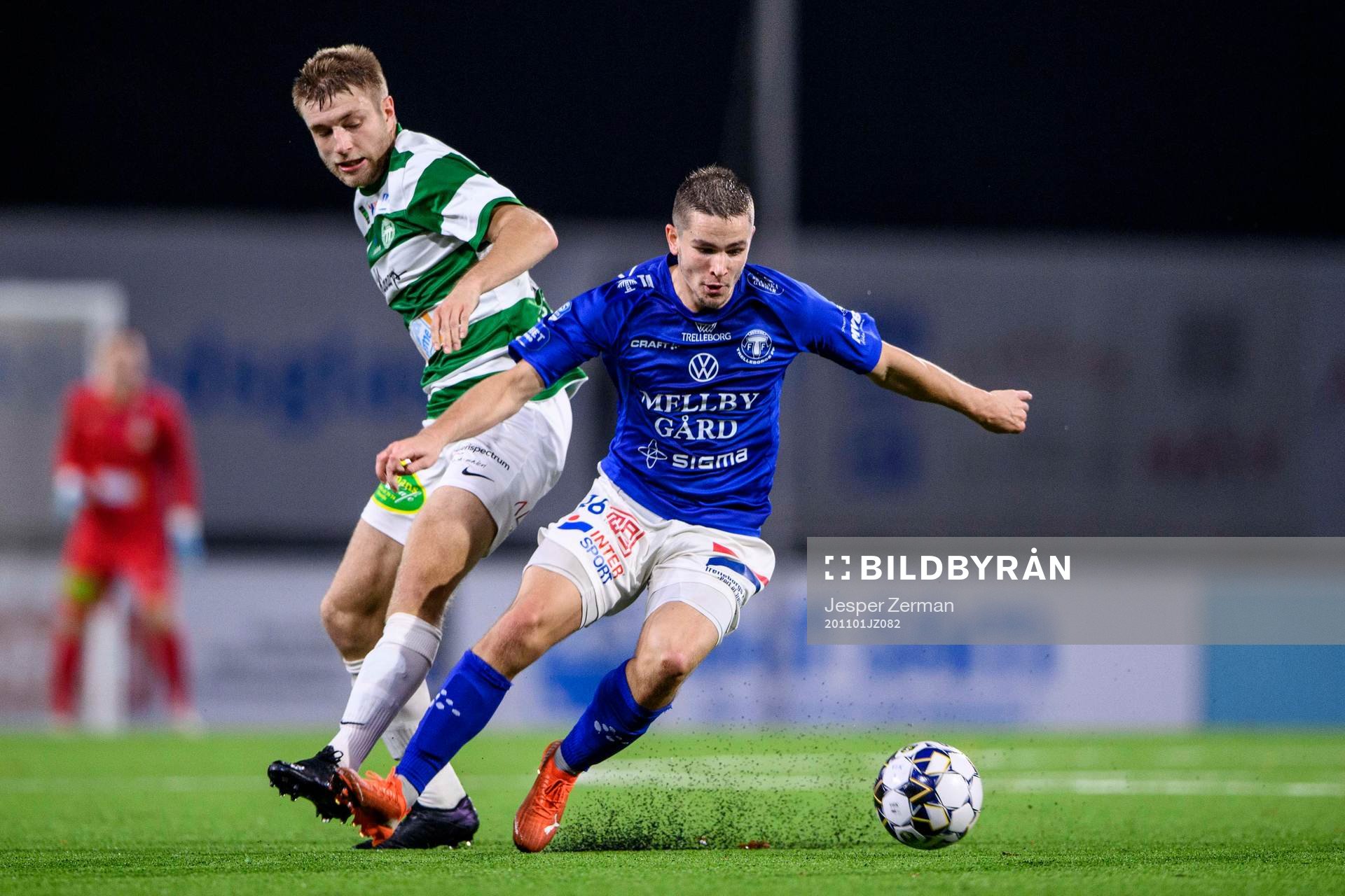 Västerås Michael Jahn och Trelleborgs Oscar Johansson