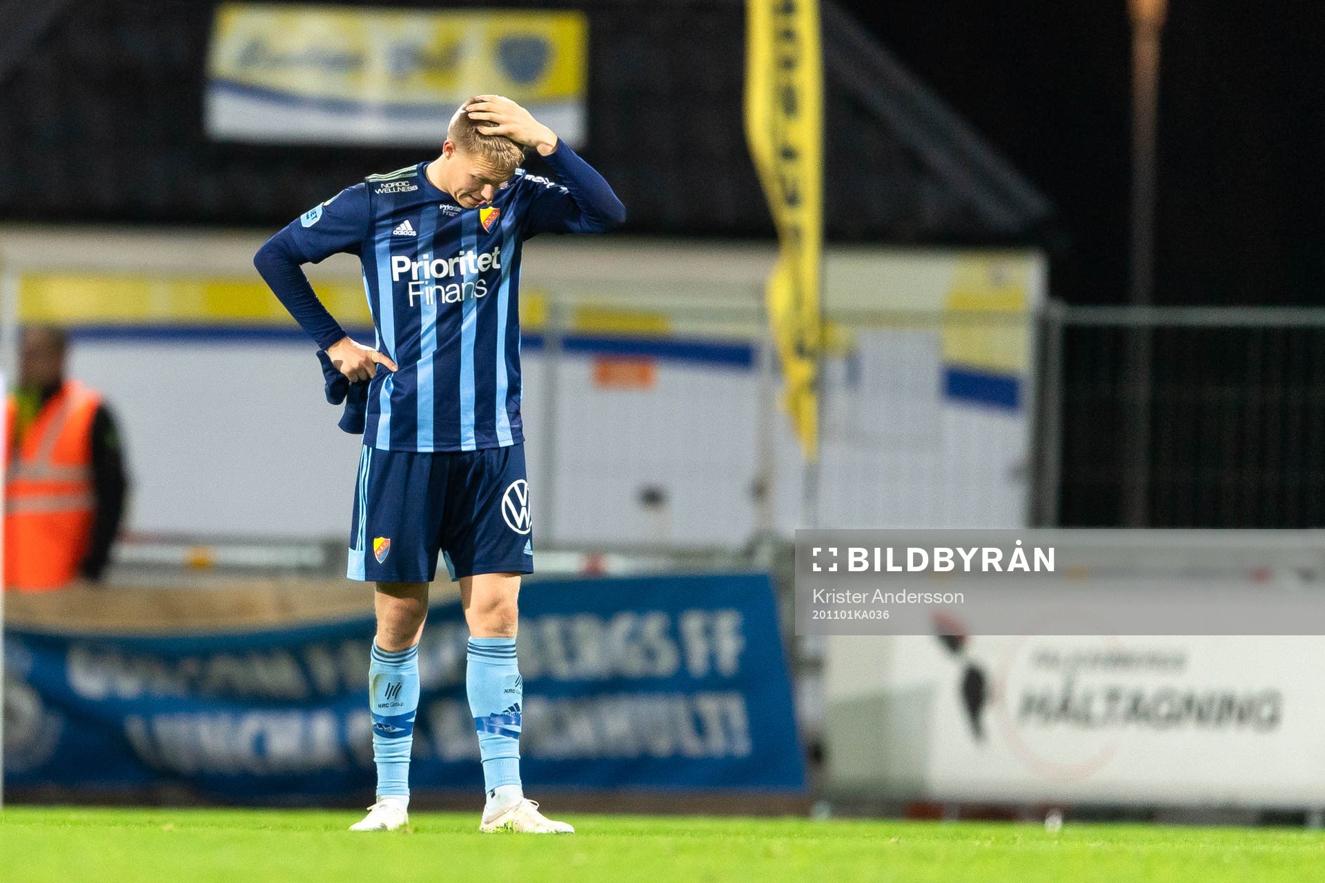 Djurgårdens Jonathan Augustinsson deppar