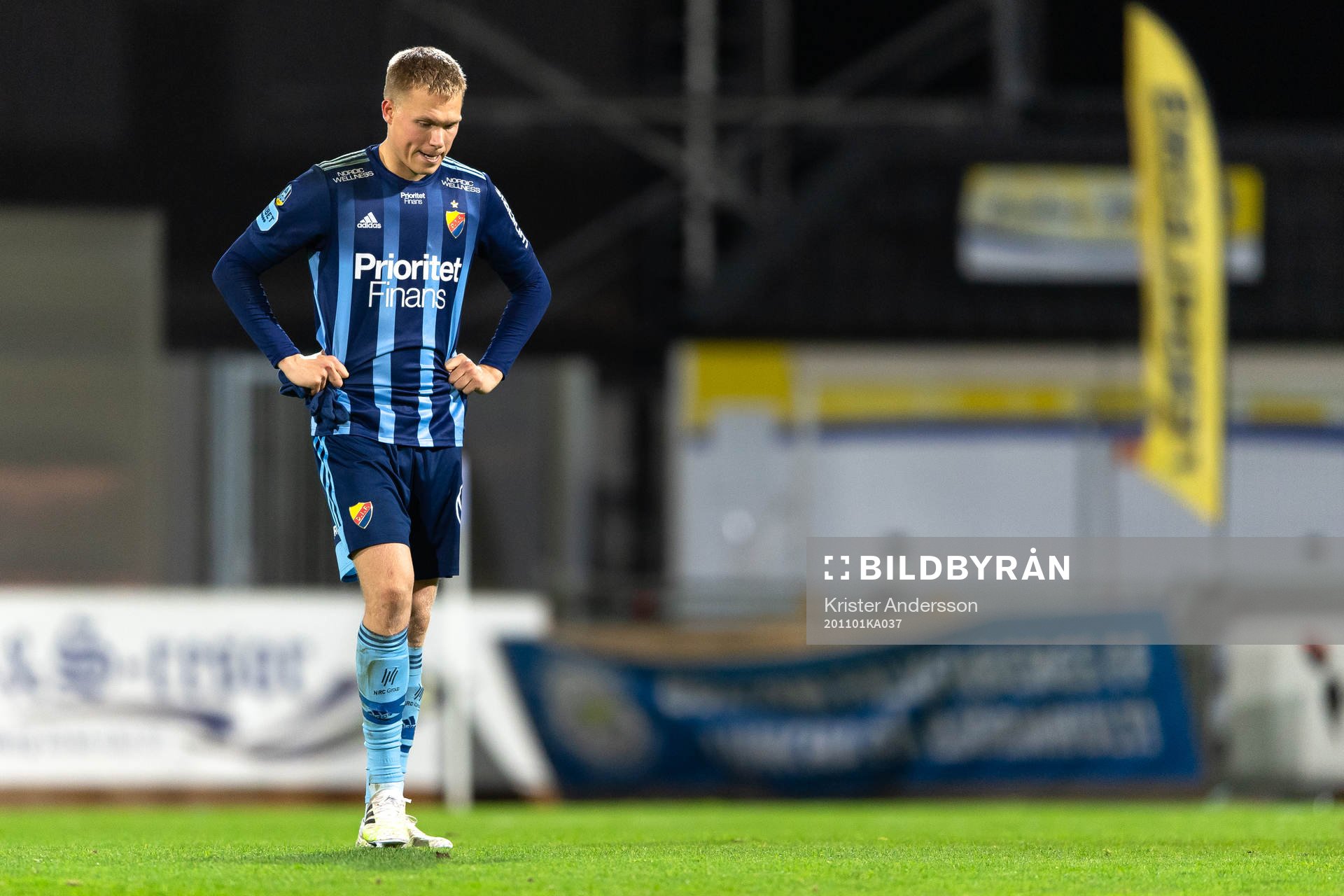 Djurgårdens Jonathan Augustinsson deppar