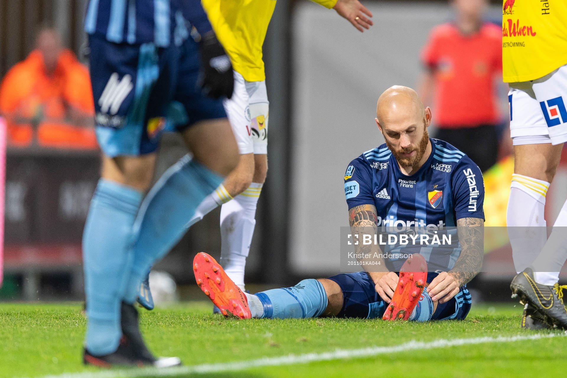 Djurgårdens Magnus Eriksson deppar