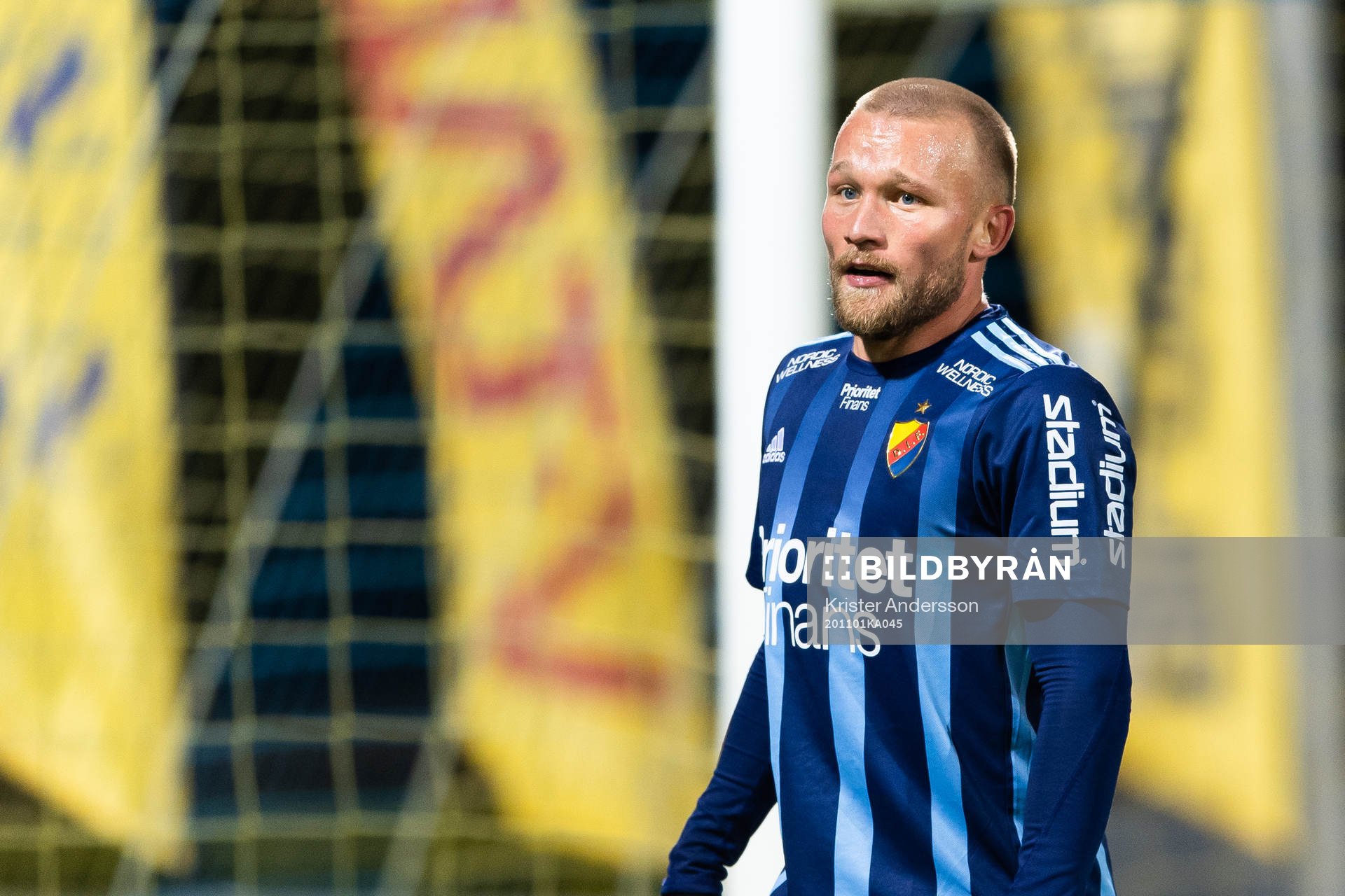 Djurgårdens Nicklas Bärkroth deppar