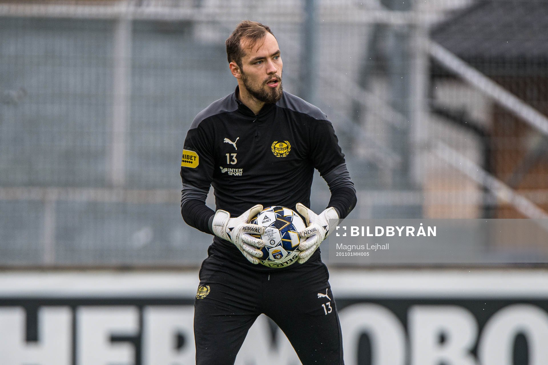 Mjällbys målvakt Carl-Johan Eriksson