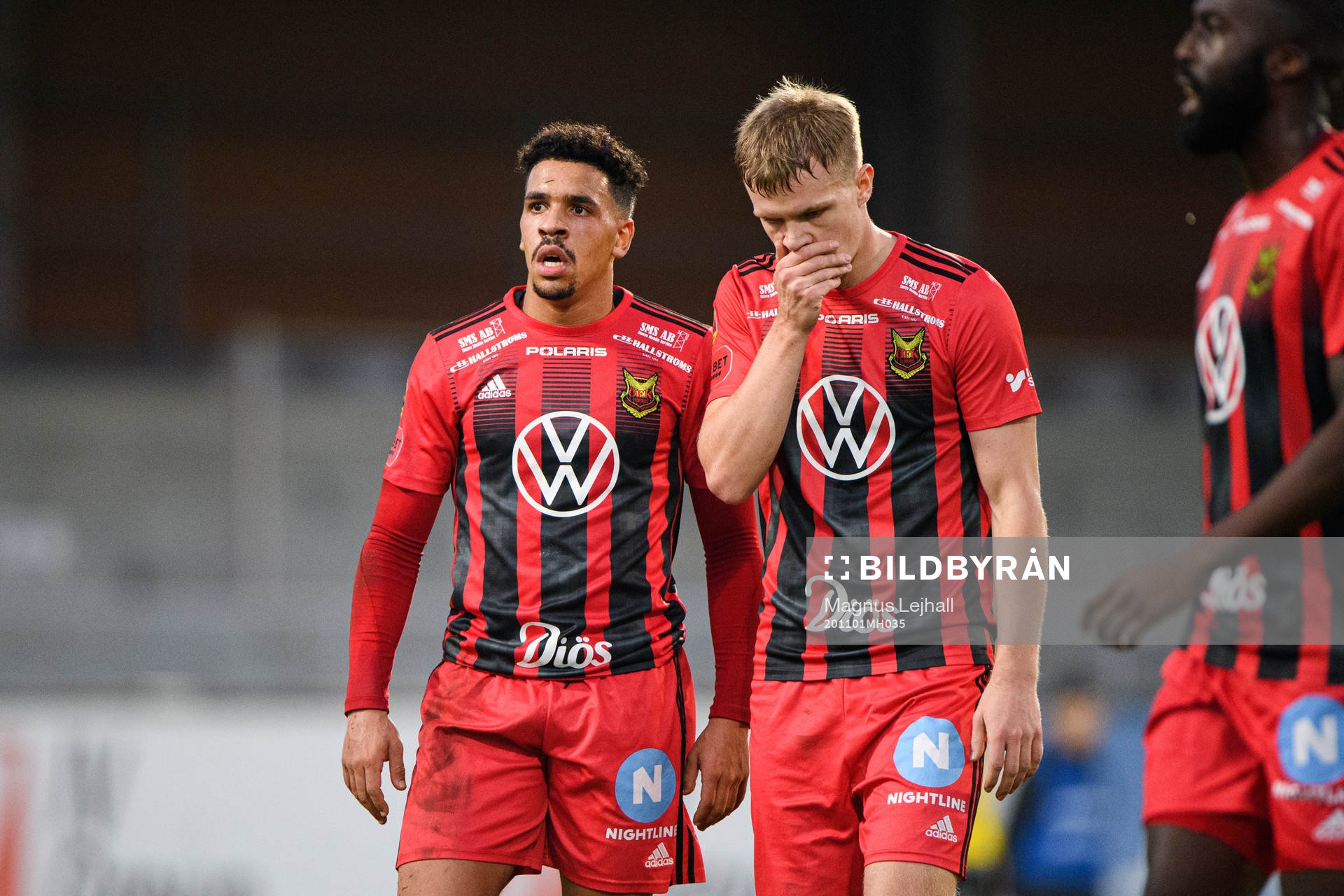 Östersunds Marco Weymans och Eirik Haugan deppar