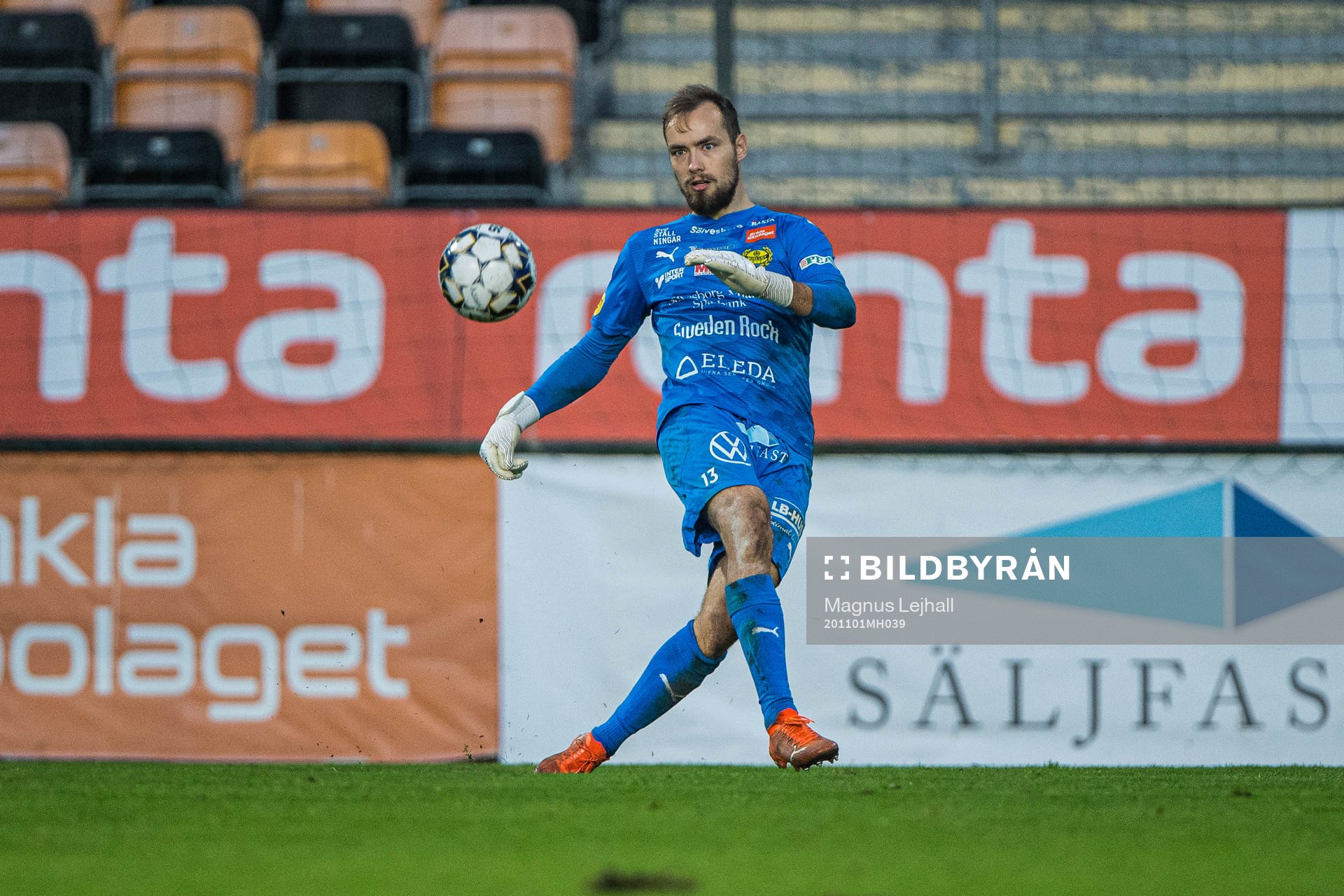 Mjällbys målvakt Carl-Johan Eriksson