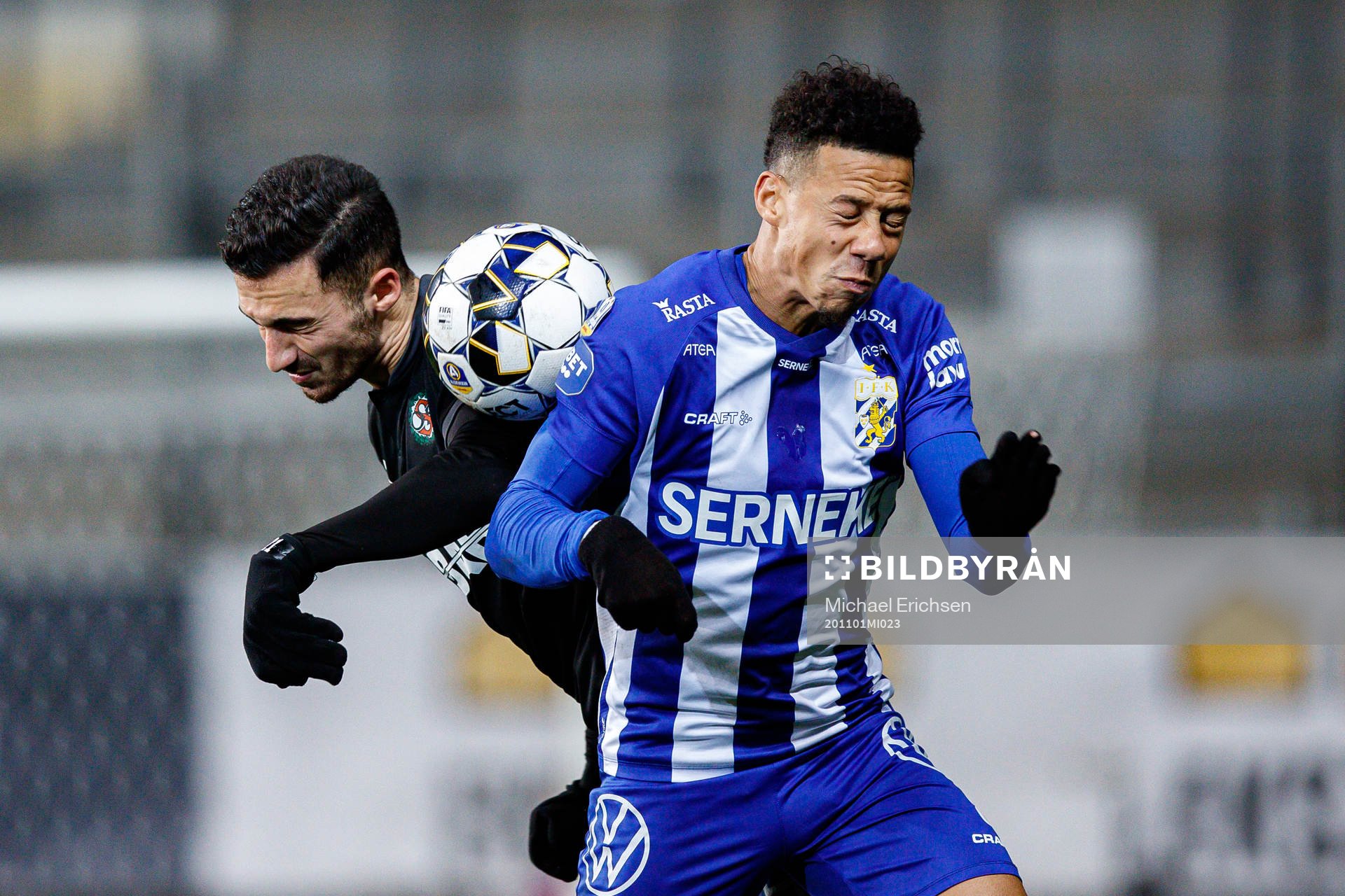 Örebros Simon Amin och IFK Göteborg Tobias Sana