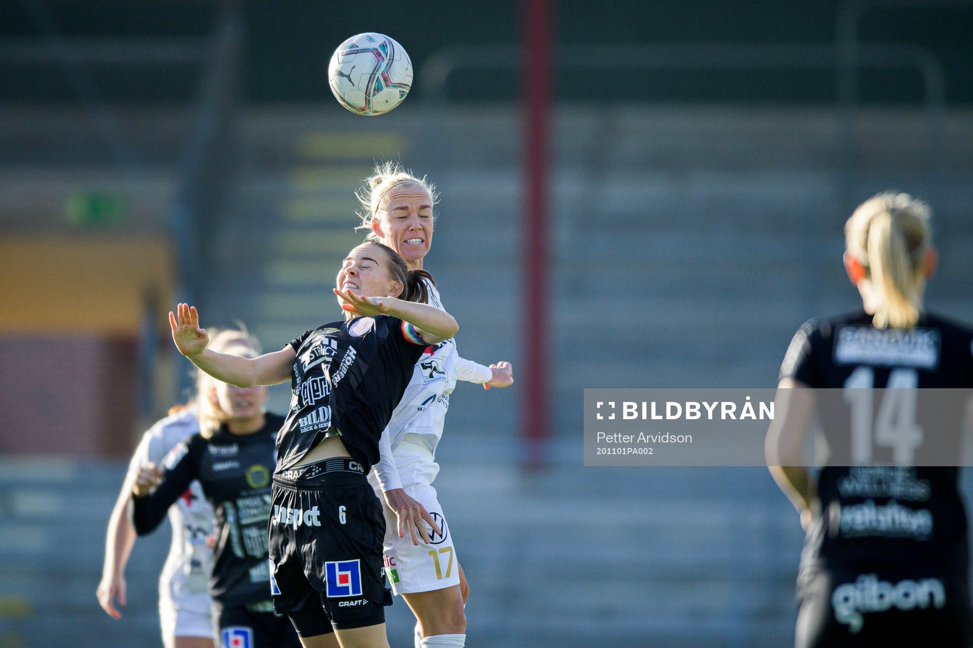 Uppsalas Agnes Nyberg och Rosengårds Caroline Seger
