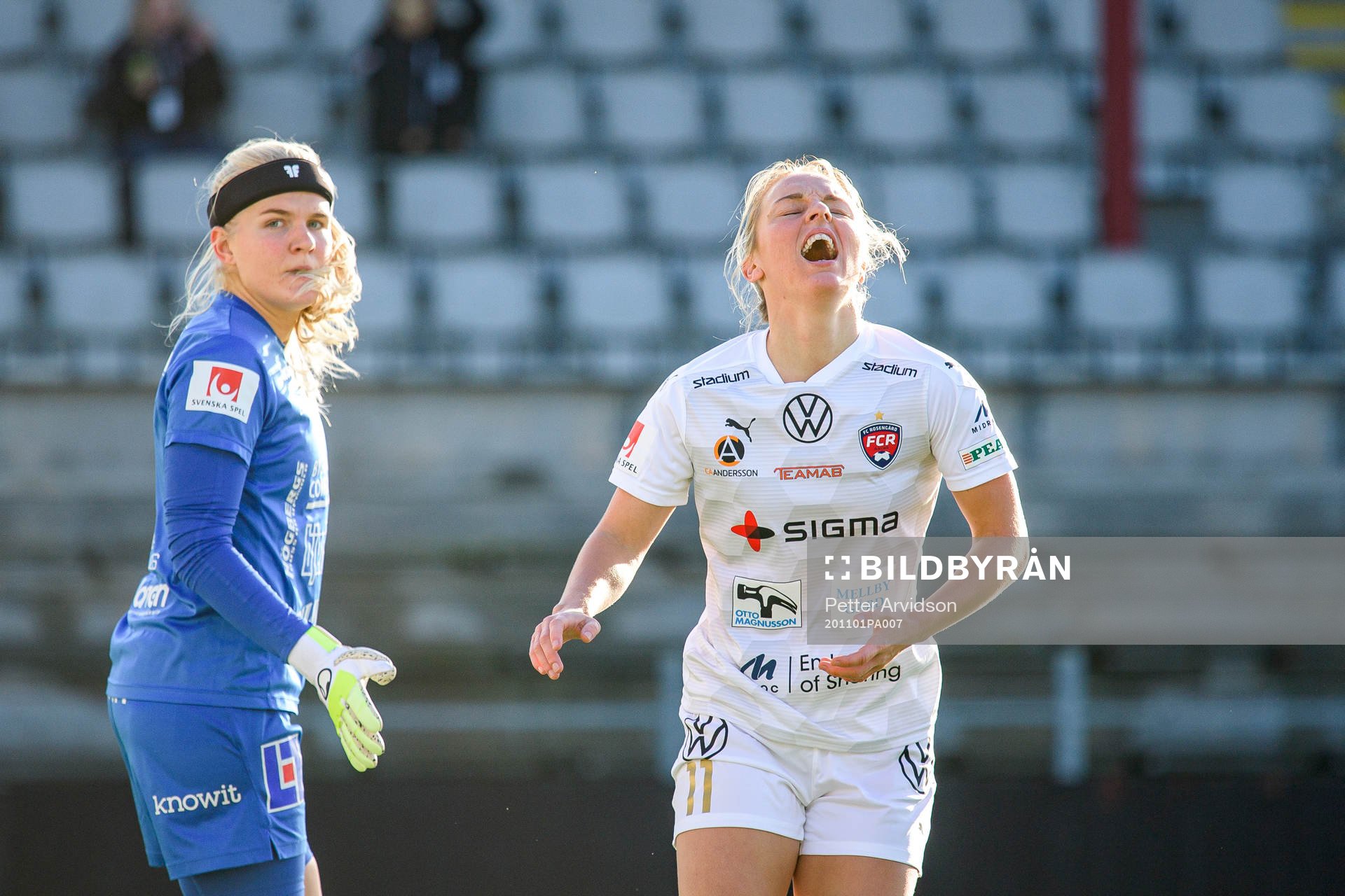 Rosengårds Mimmi Larsson deppar
