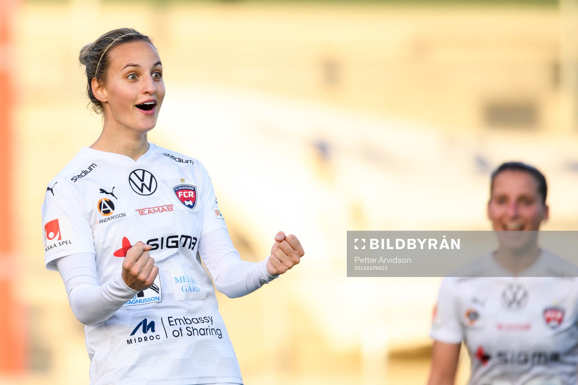 Rosengårds Nathalie Björn jublar