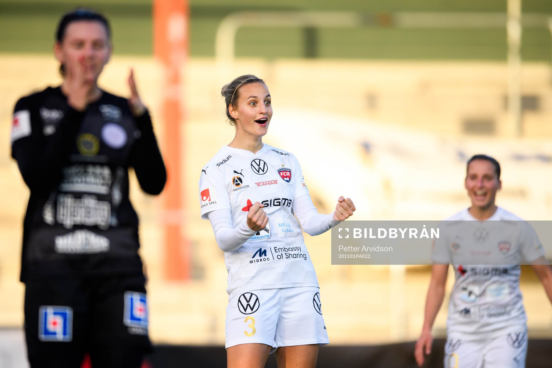 Rosengårds Nathalie Björn jublar