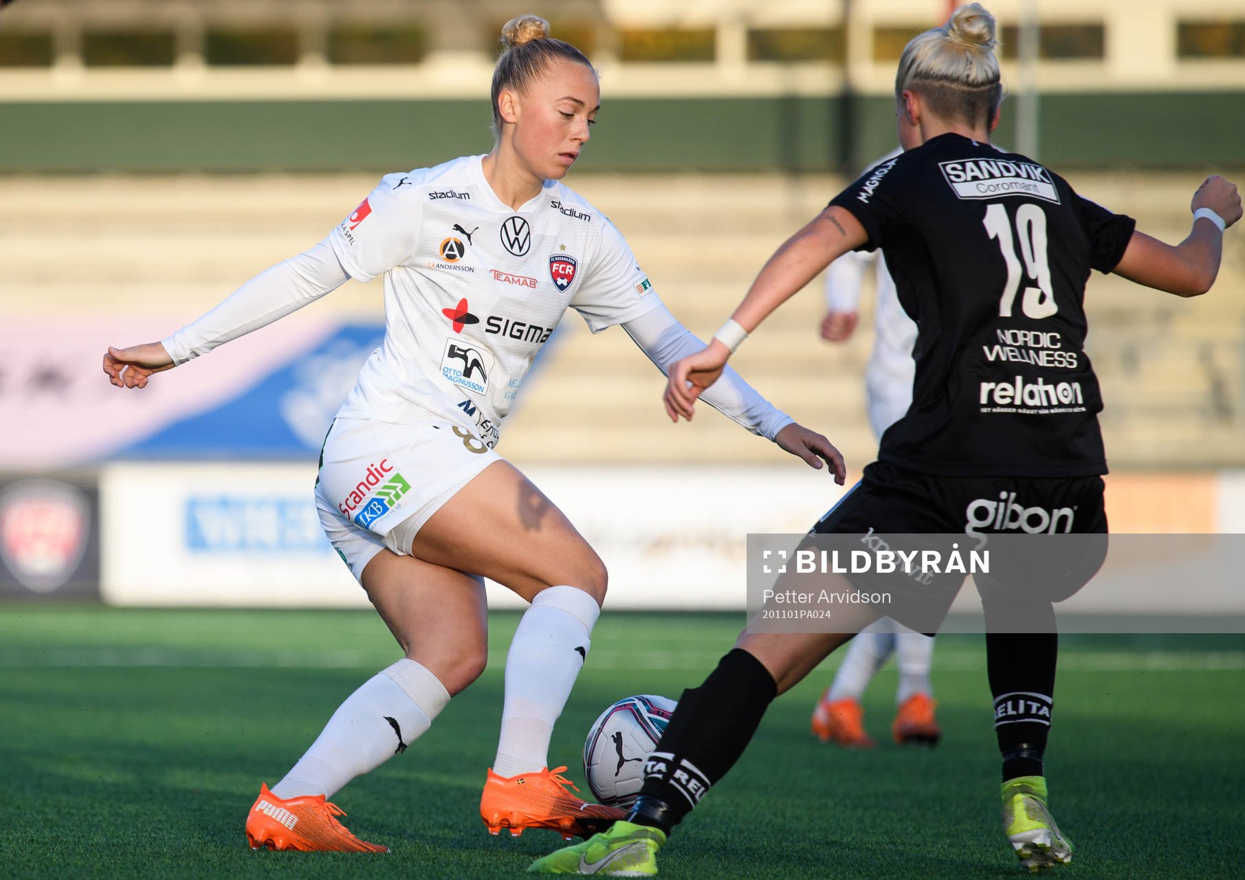 Rosengårds Hanna Bennison och Uppsalas Marika Bergman