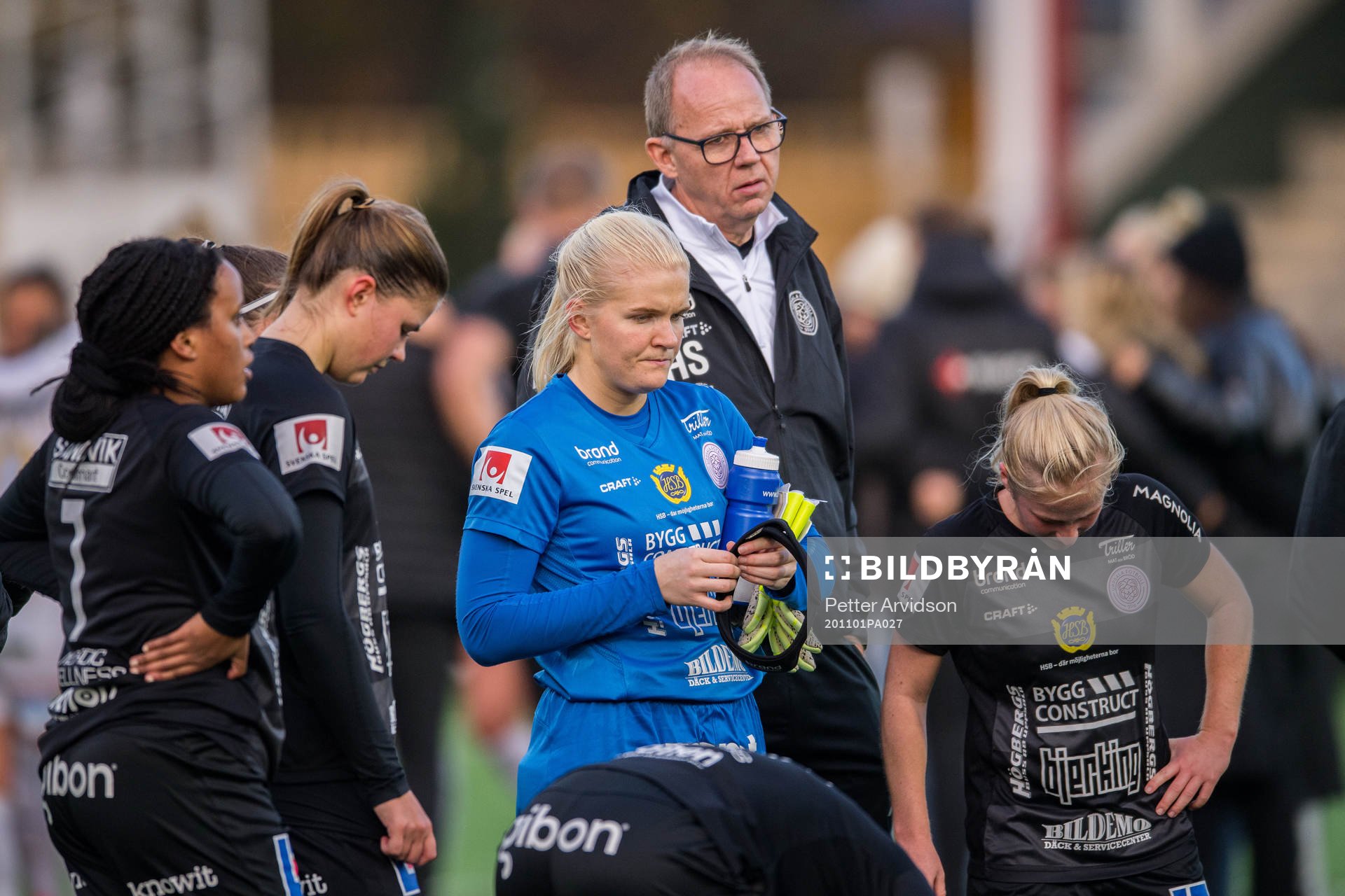Uppsalas målvakt Emma Holmgren deppar
