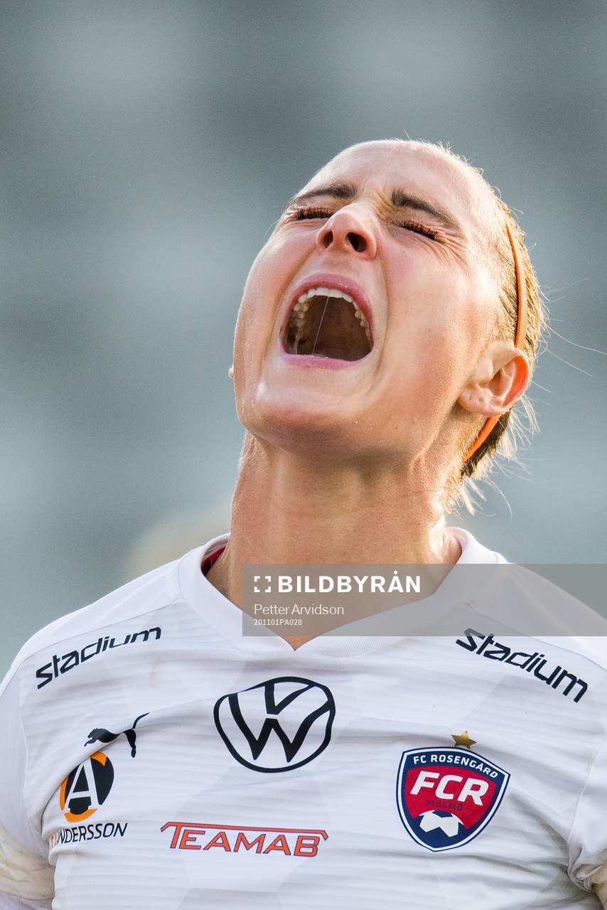 Rosengårds Sanne Troelsgaard reagerar