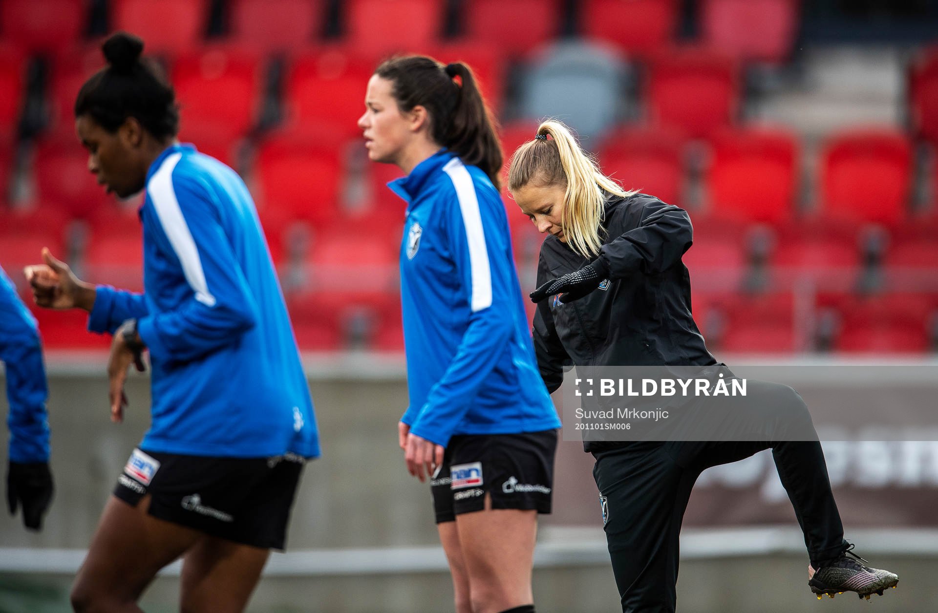under fotbollsmatchen i Damallsvenskan mellan Växjö och