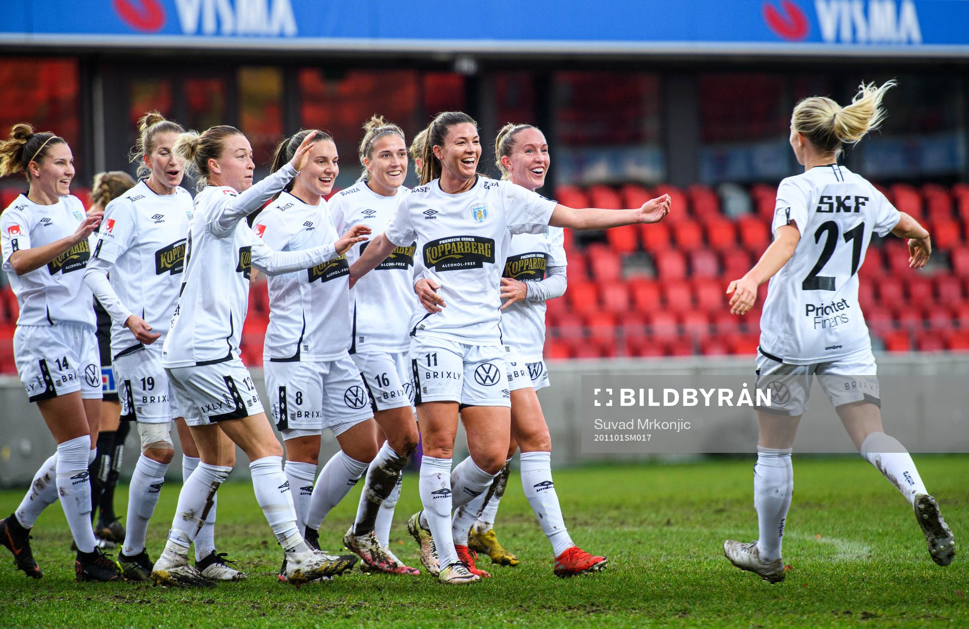 Göteborgs Pauline Hammarlund jublar