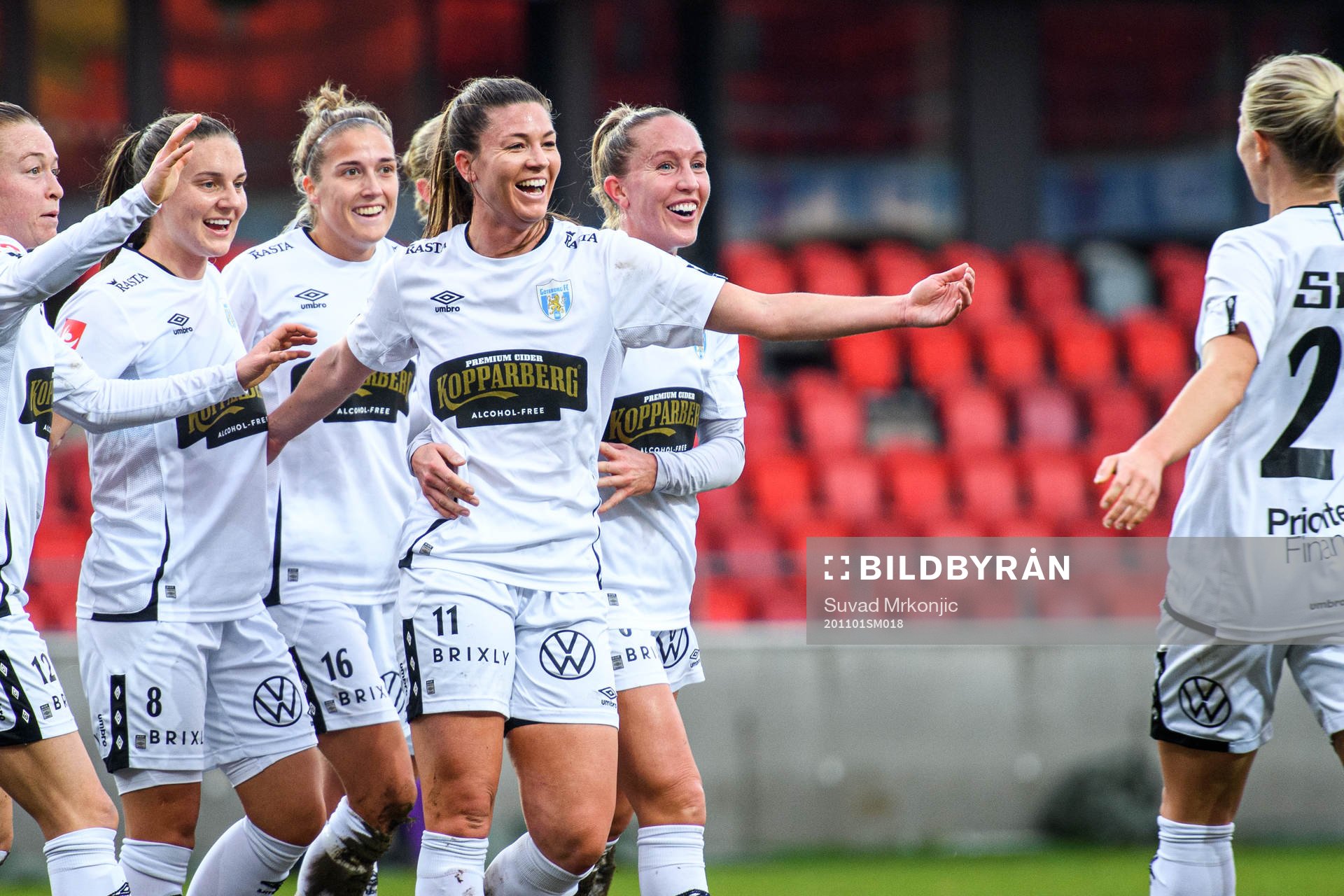 Göteborgs Pauline Hammarlund jublar