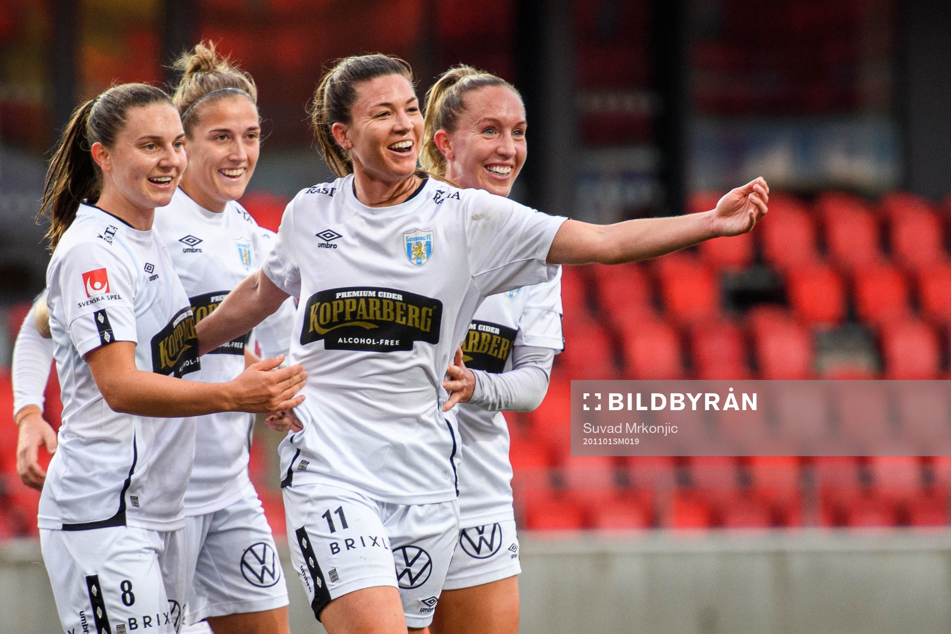 Göteborgs Pauline Hammarlund jublar