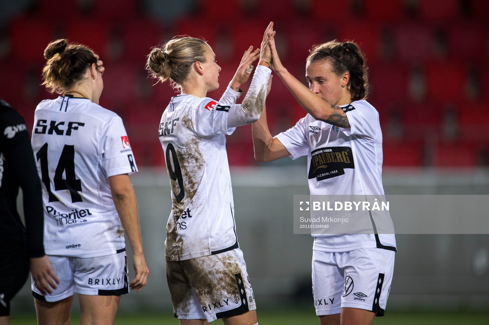 Göteborgs Natalia Kuikka, Filippa Curmark och Julia
