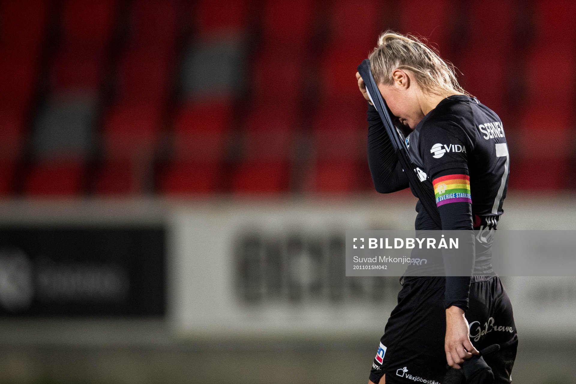Växjös Amanda Johnsson Haahr deppar